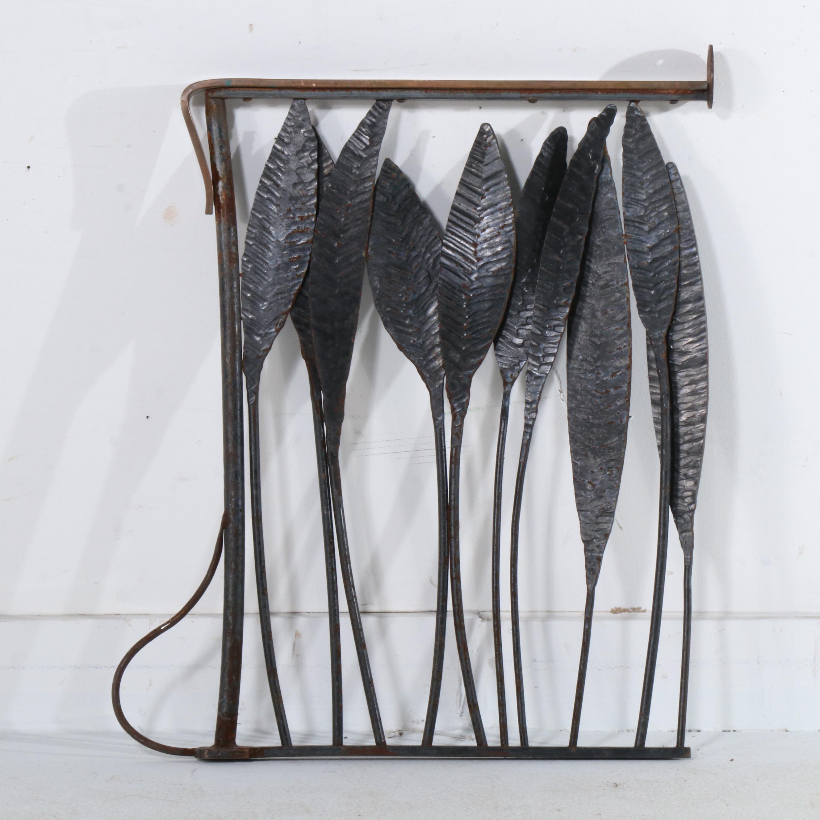 Cincinnati Netherland Plaza Art Deco Custom Forged Iron and Copper Side Rails