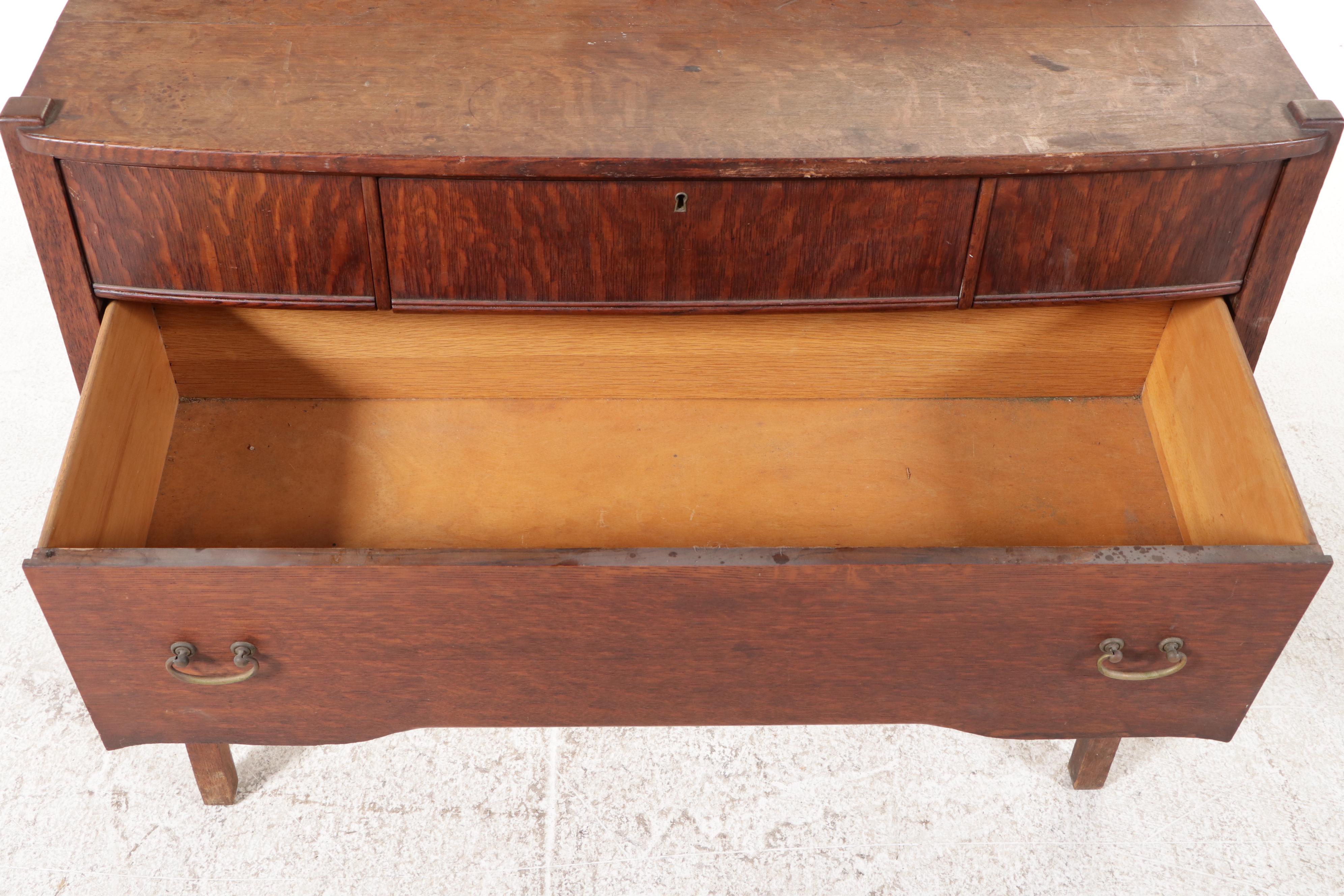 Arts & Crafts Oak Sideboard