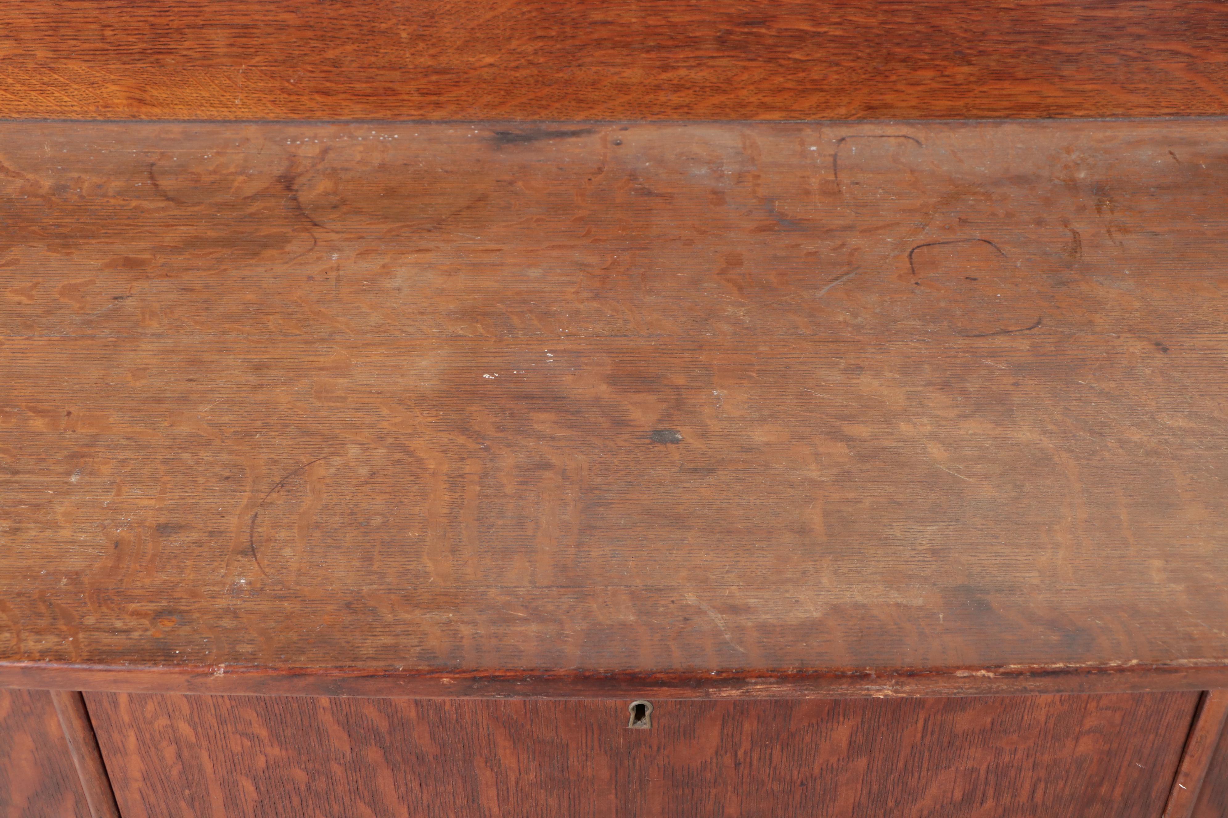 Arts & Crafts Oak Sideboard