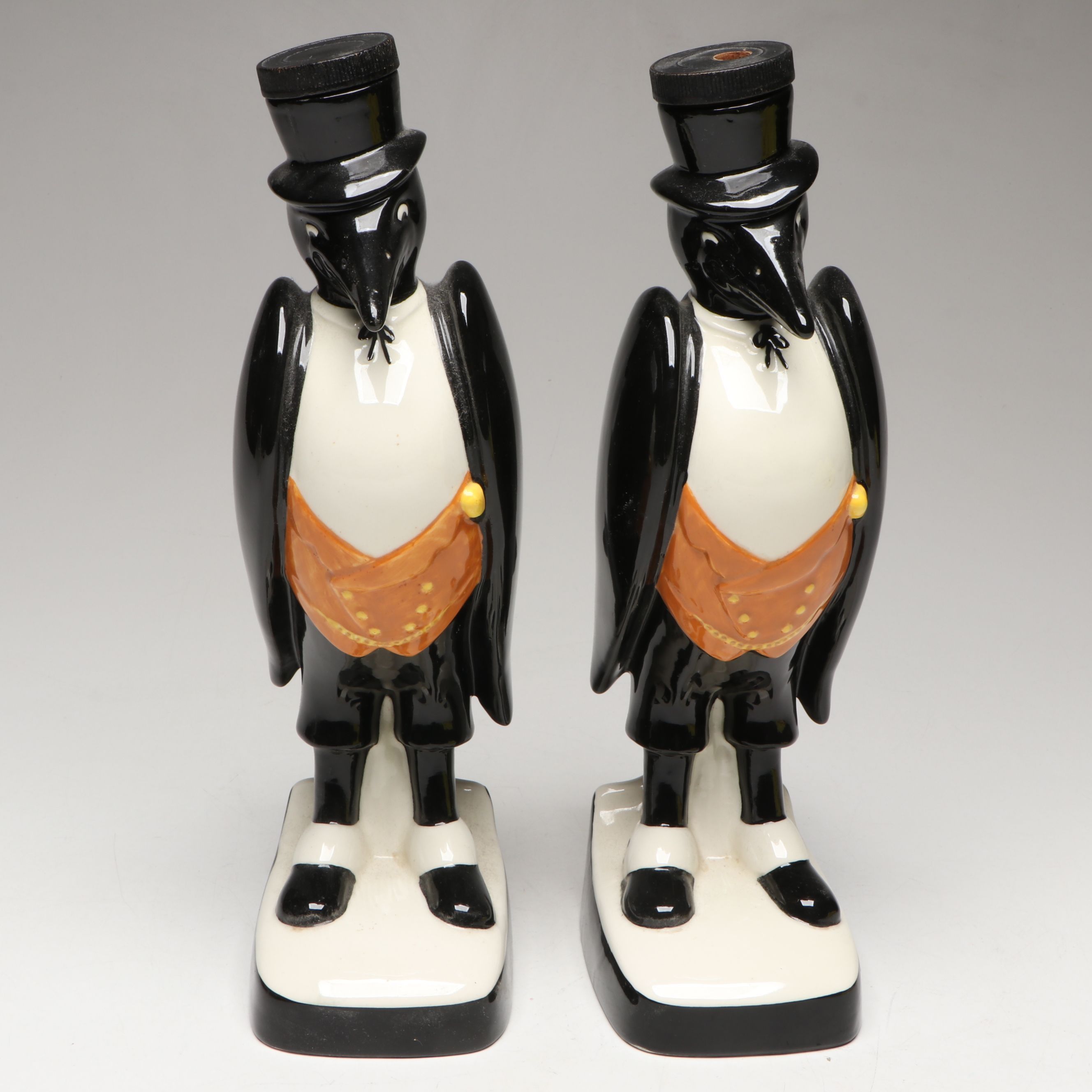 Royal Doulton for Old Crow Kentucky Straight Bourbon Ceramic Decanters