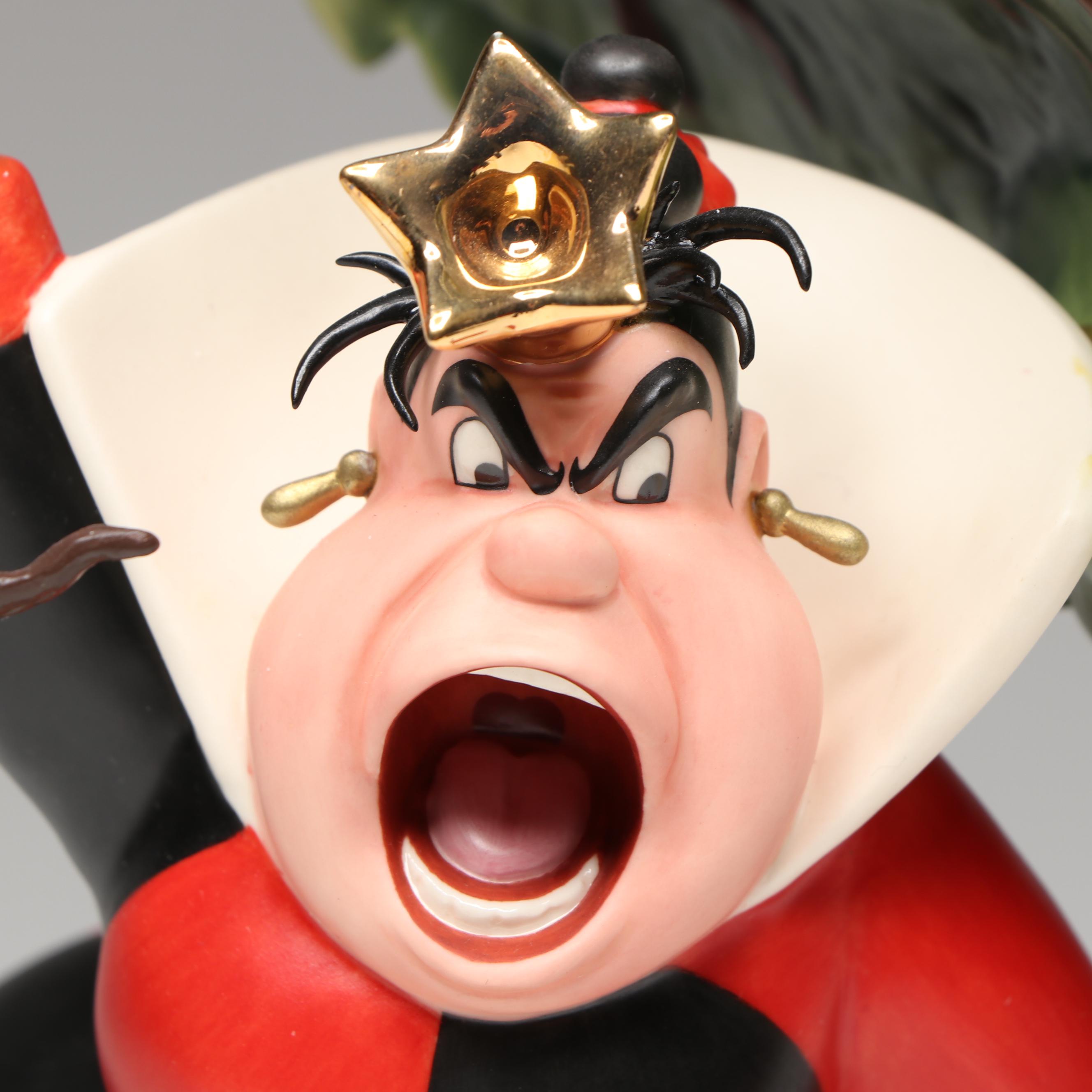 Disney Villains "Who's Been Painting My Roses Red?" Collectors Society Figurine