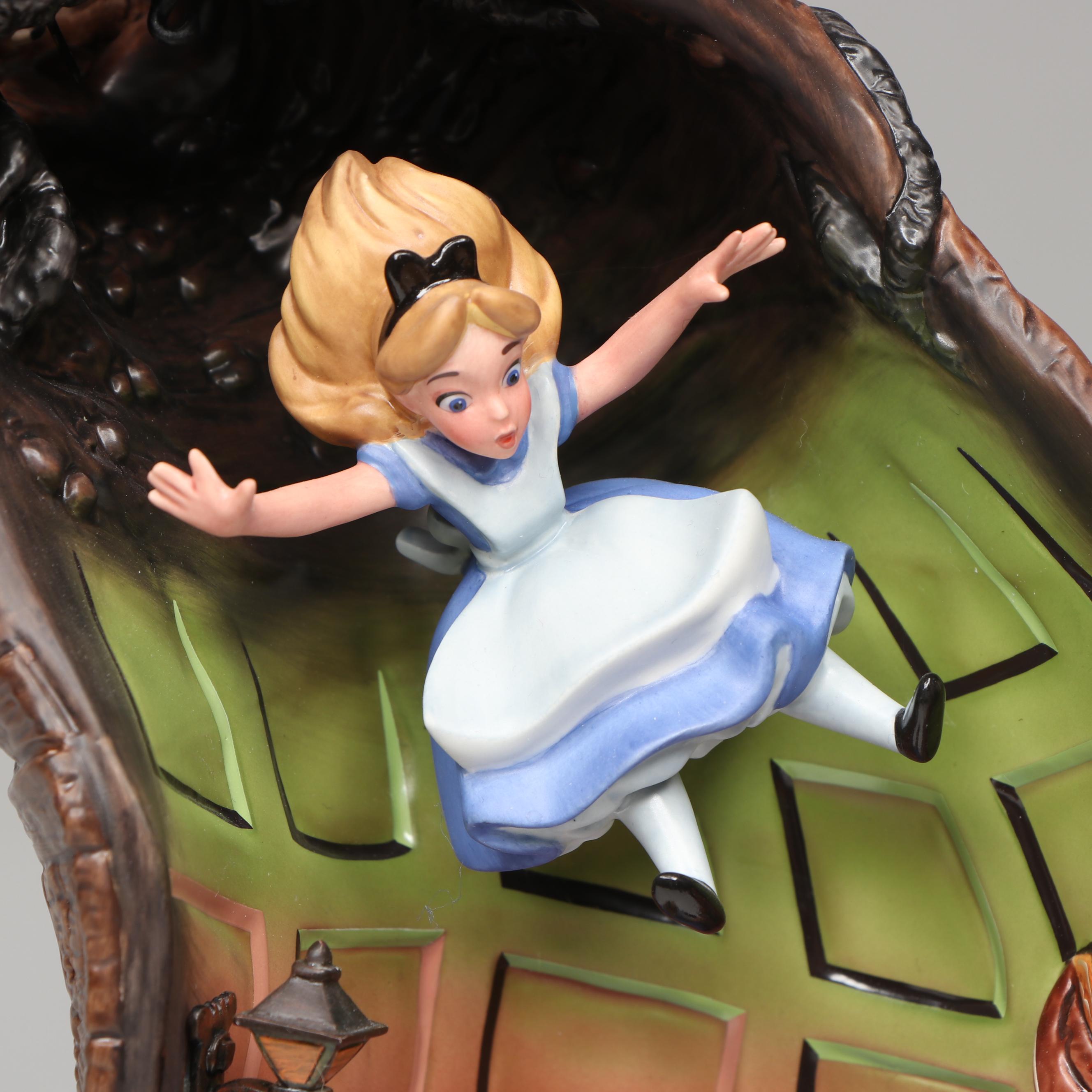 Disney Alice in Wonderland "Down the Rabbit Hole" Limited Edition Figurine