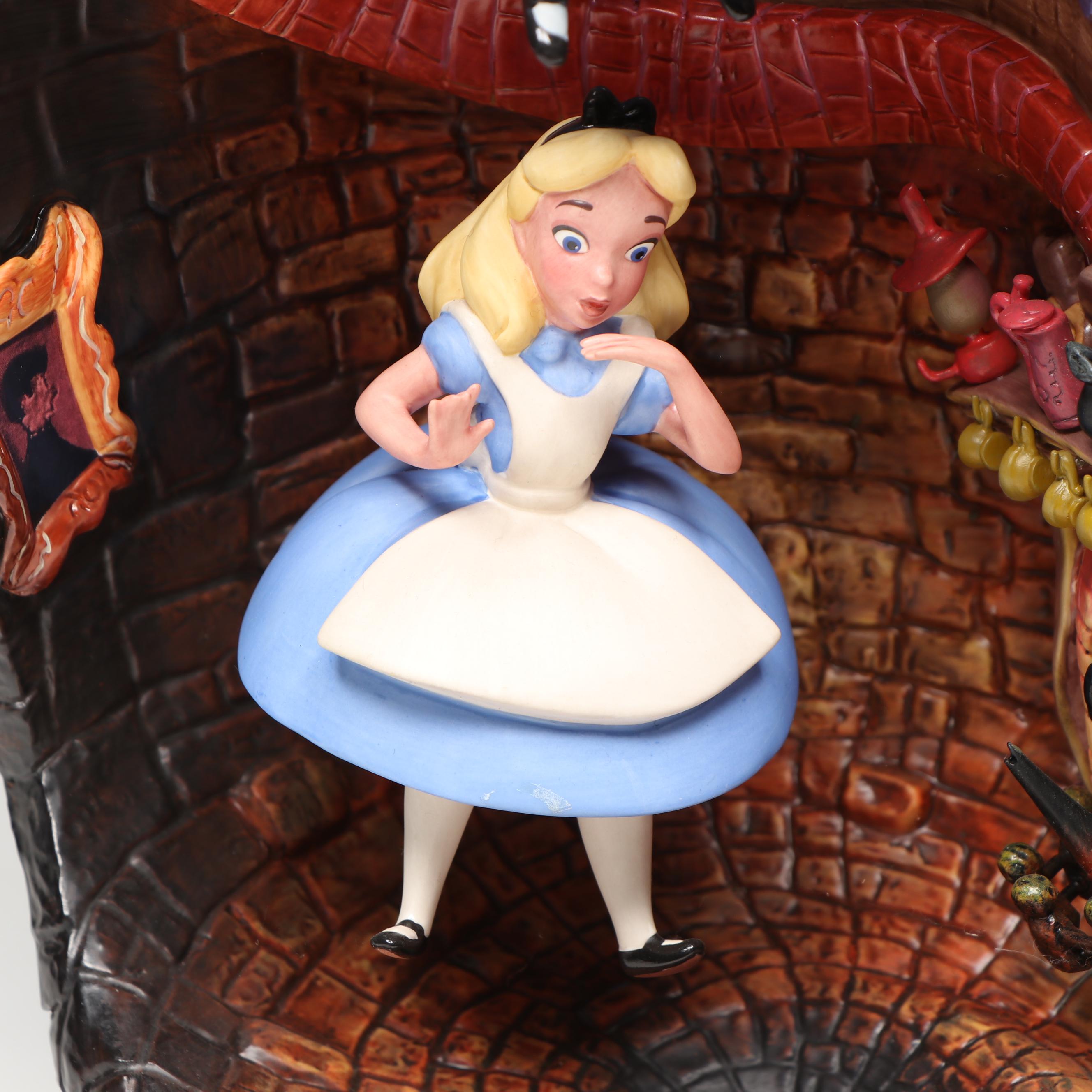 Disney Alice in Wonderland "Down the Rabbit Hole" Limited Edition Figurine