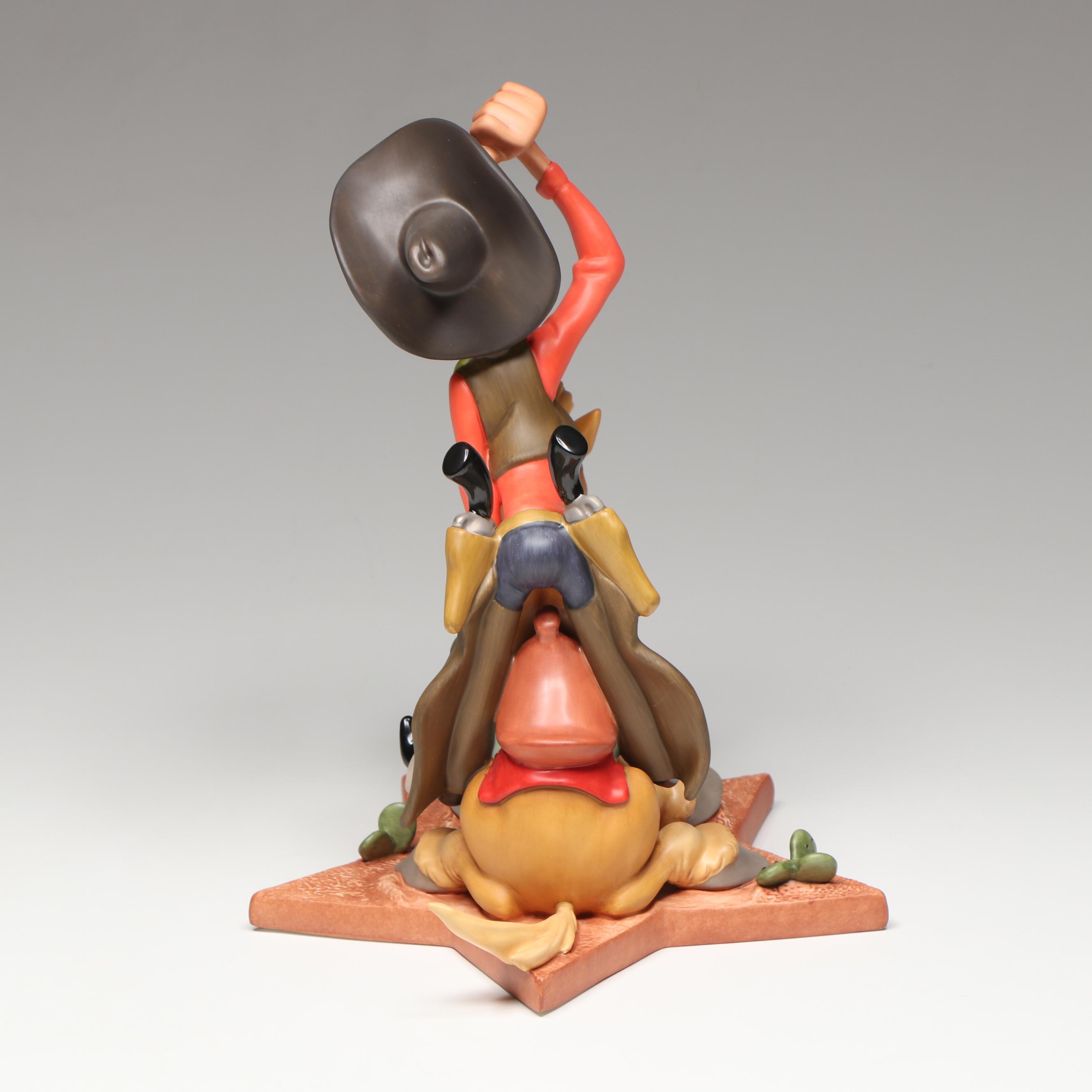 Disney Melody Time "Pecos Bill" 1994 Annual Edition Porcelain Figurine