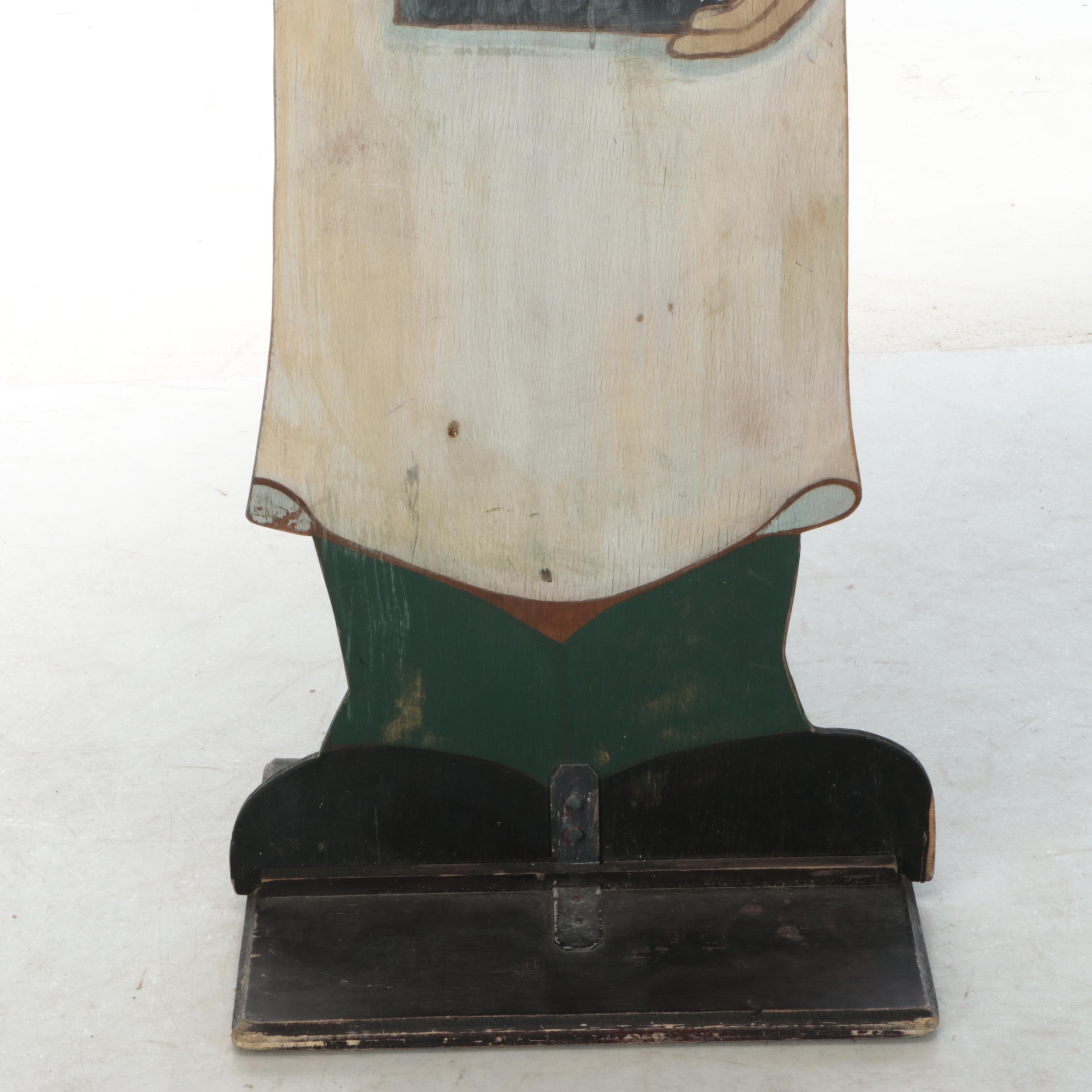 "Welcome to French Crust" Polychrome Wooden Sign