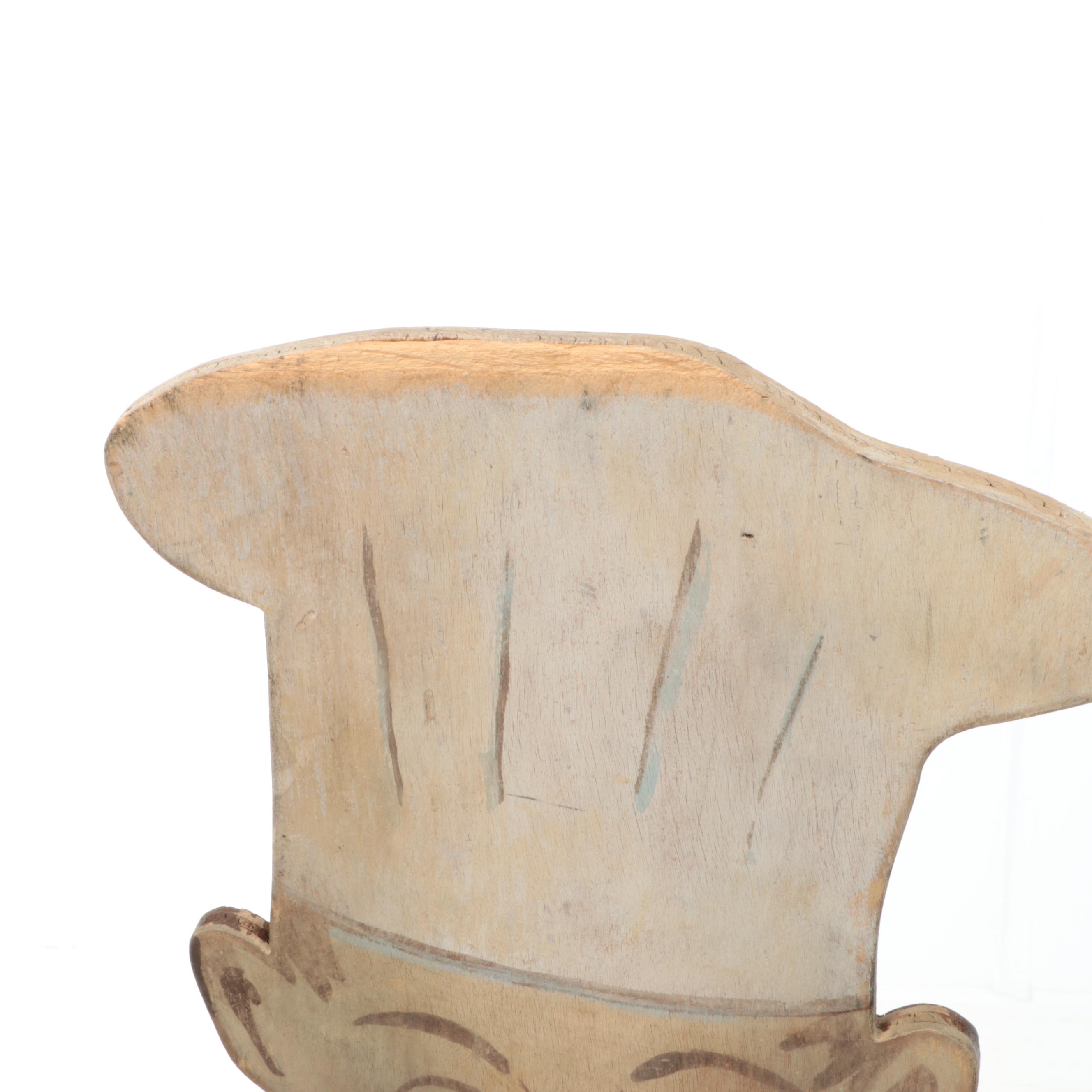 "Welcome to French Crust" Polychrome Wooden Sign