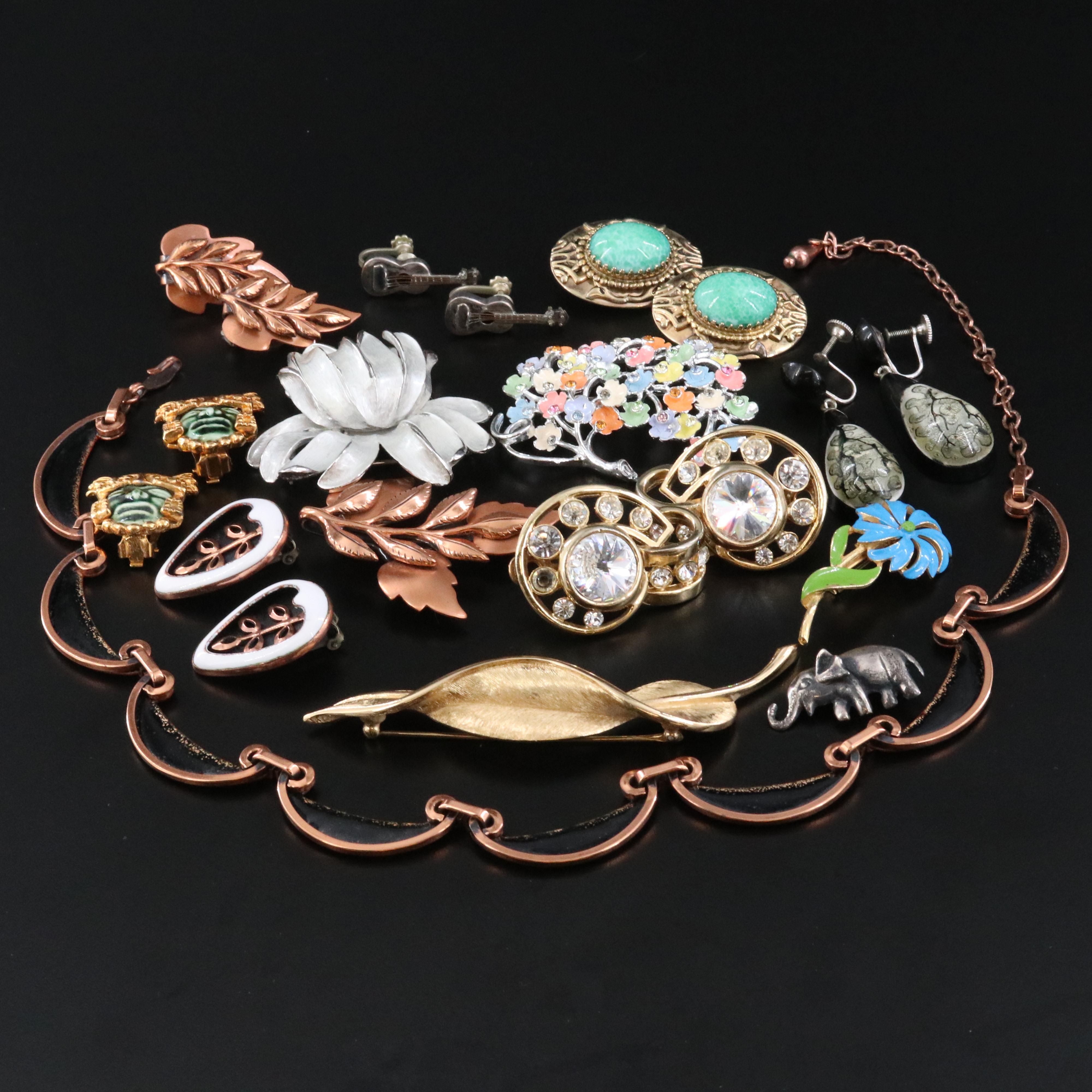 Matisse/Renoir, Monet Featured in Jewelry Collection of Rhinestone & Enamel