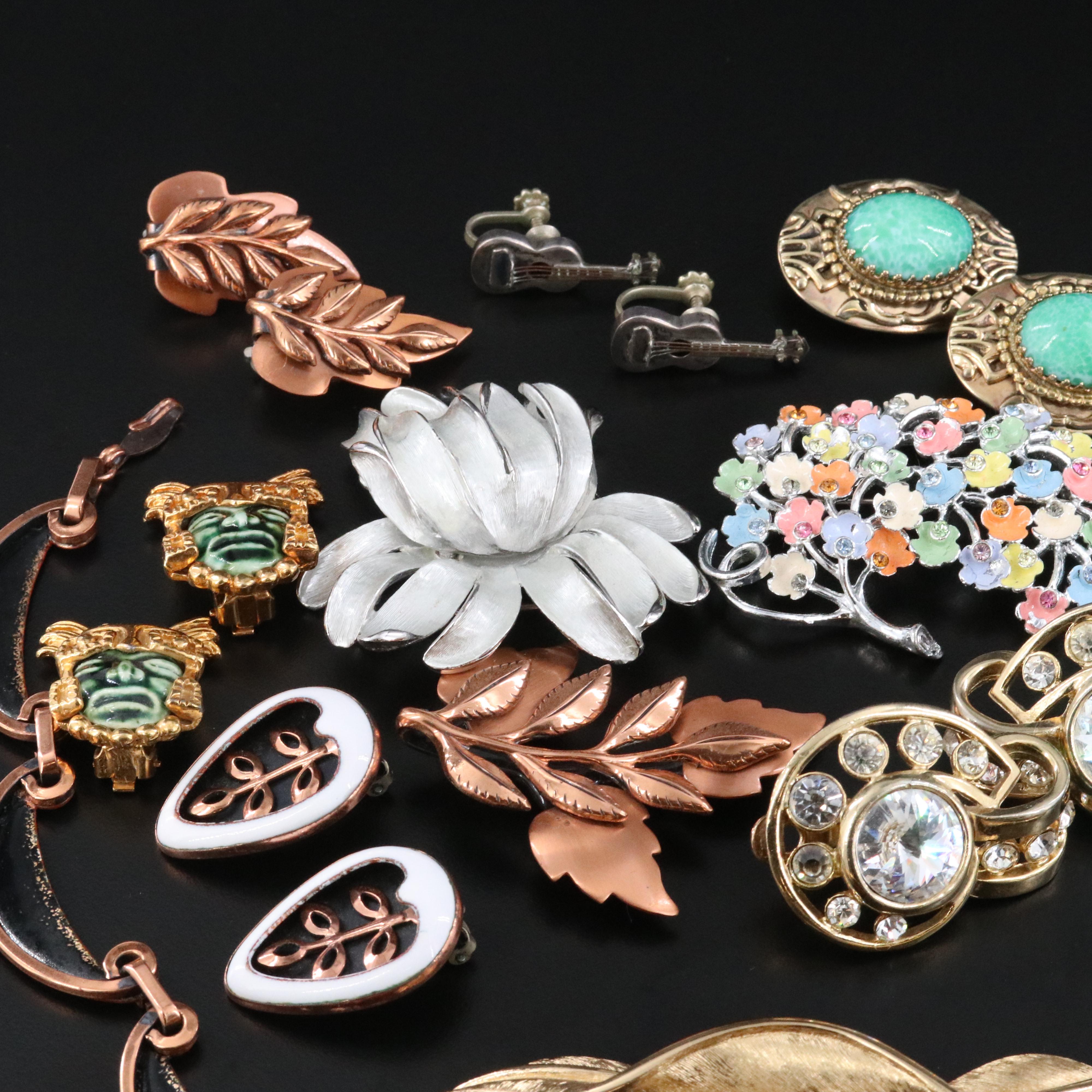 Matisse/Renoir, Monet Featured in Jewelry Collection of Rhinestone & Enamel