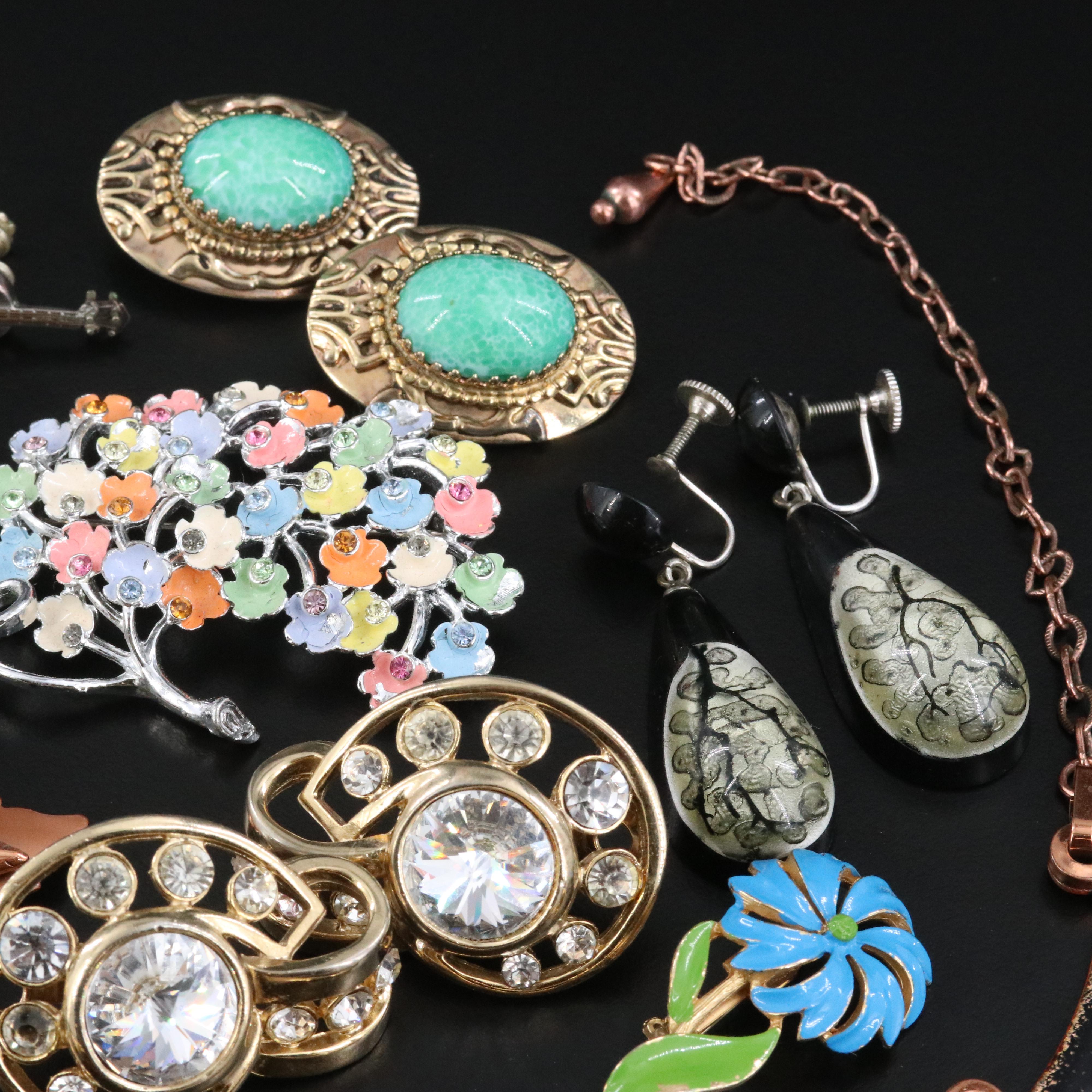 Matisse/Renoir, Monet Featured in Jewelry Collection of Rhinestone & Enamel