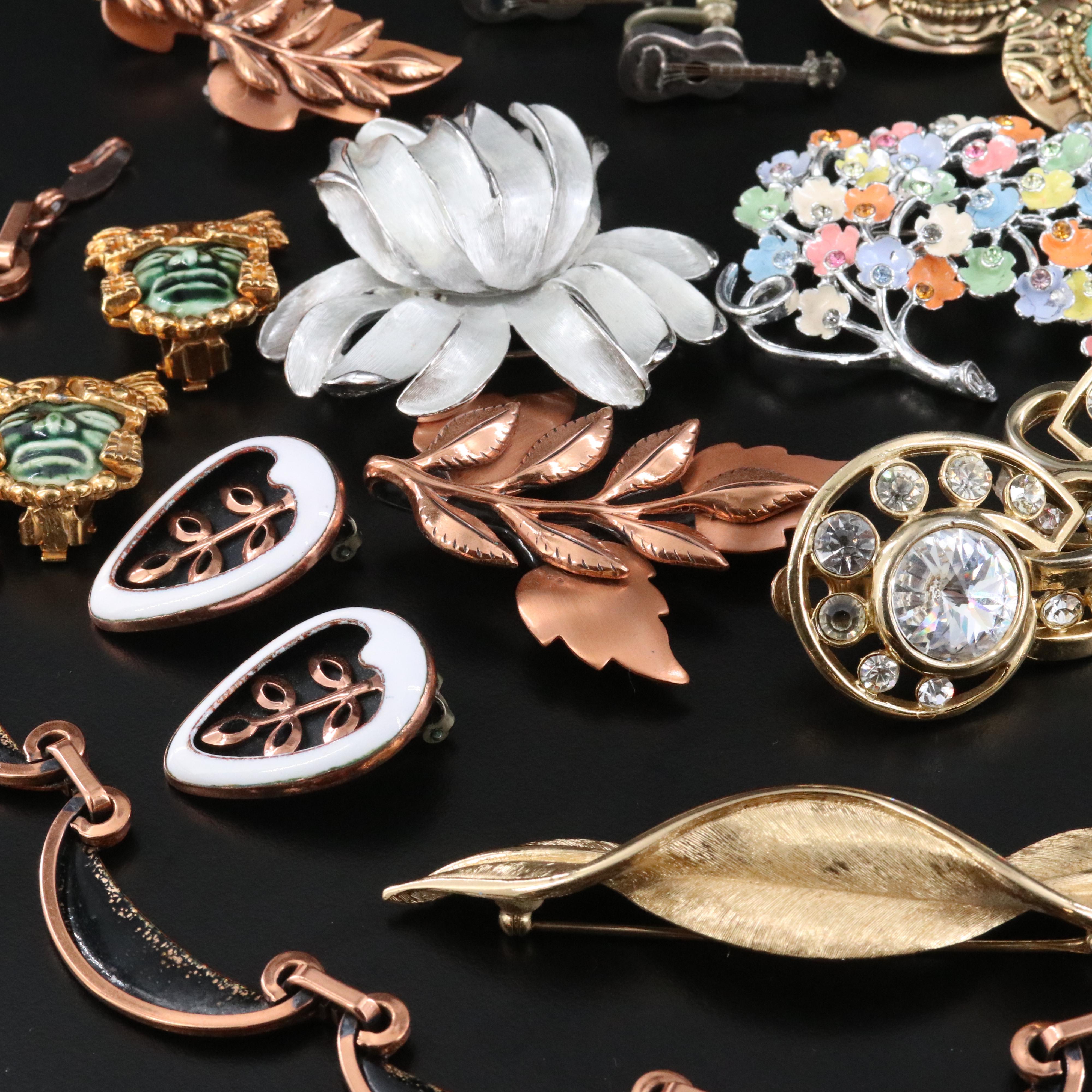 Matisse/Renoir, Monet Featured in Jewelry Collection of Rhinestone & Enamel