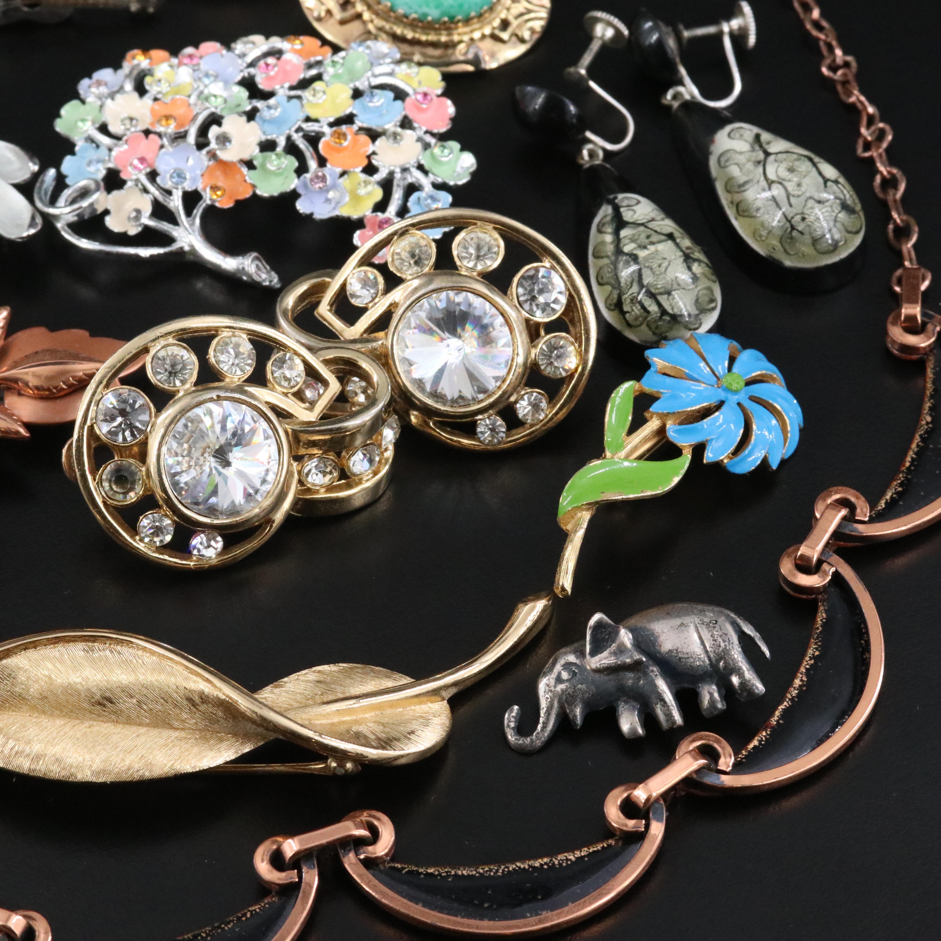 Matisse/Renoir, Monet Featured in Jewelry Collection of Rhinestone & Enamel