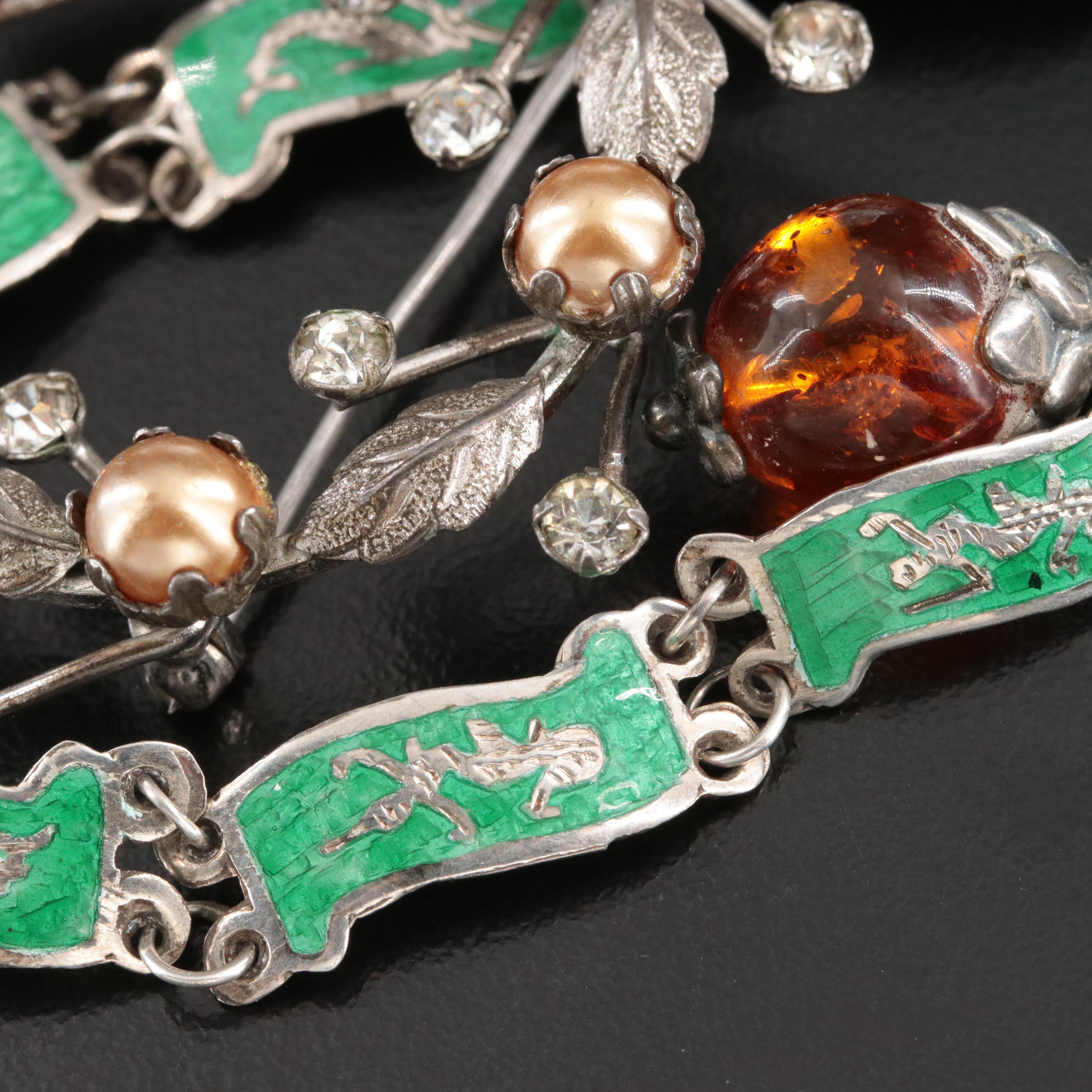 Norwegian Juhls Studio Featured in Sterling Jewelry Collection with Amber