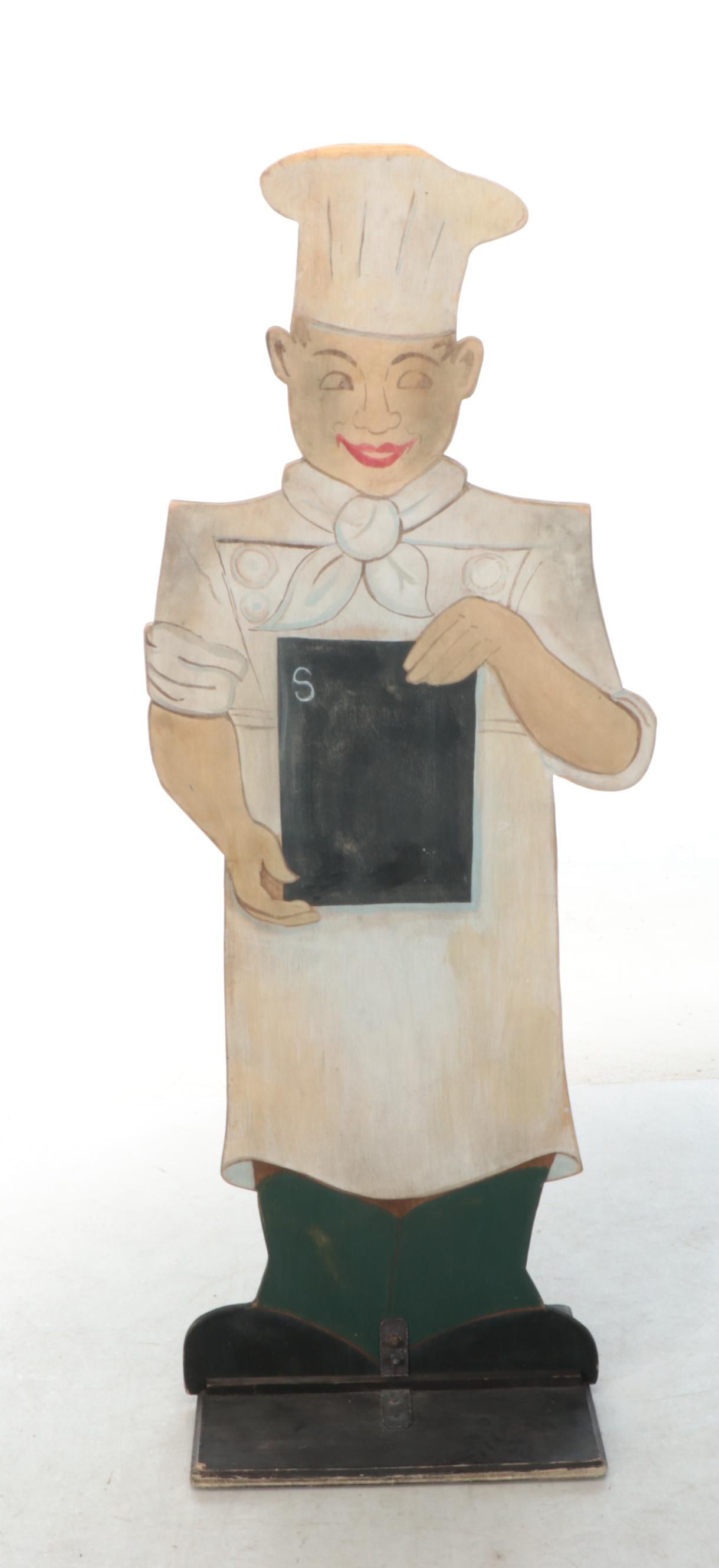 "Welcome to French Crust" Polychrome Wooden Sign