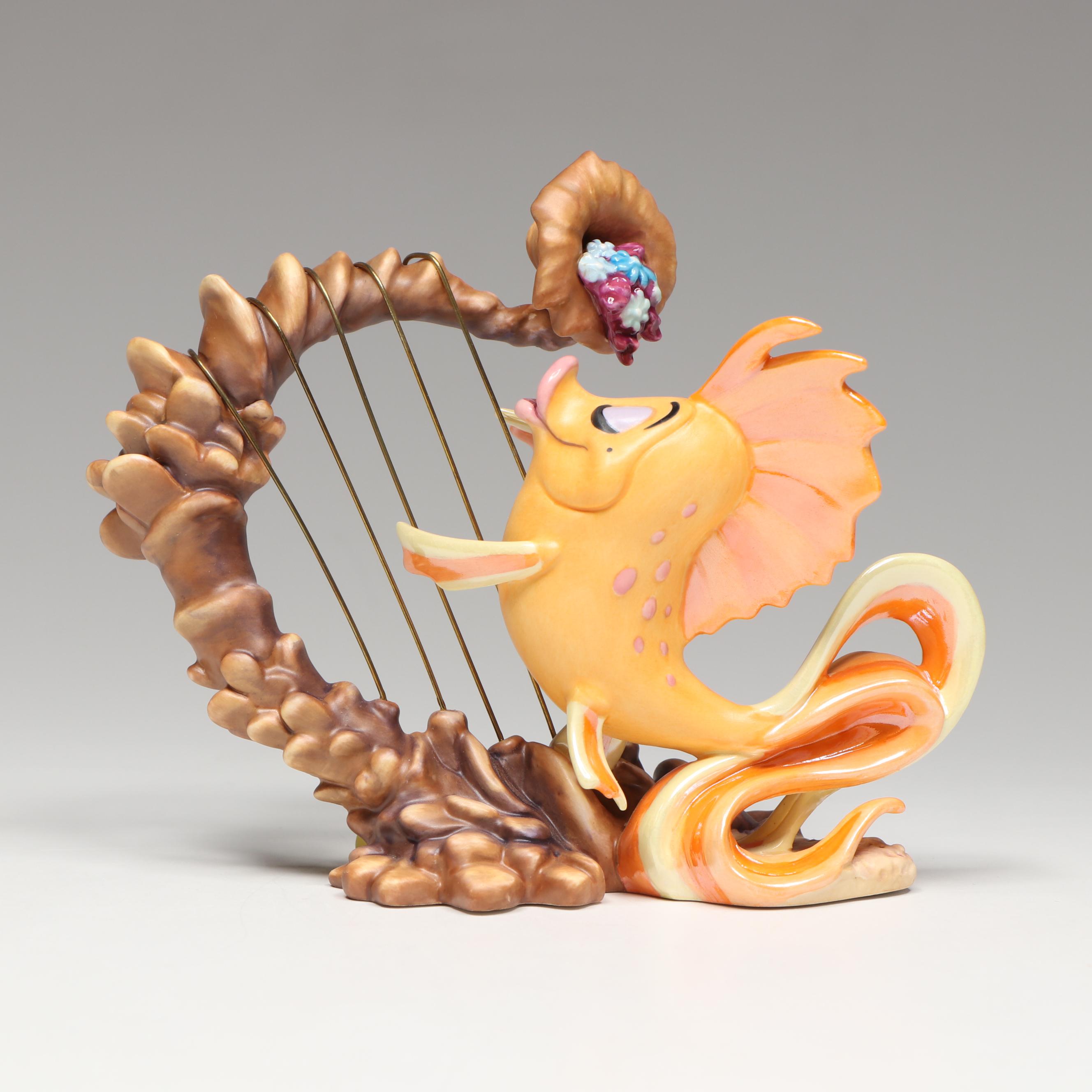 Disney The Little Mermaid "Classical Carp" Porcelain Figurine, 1998