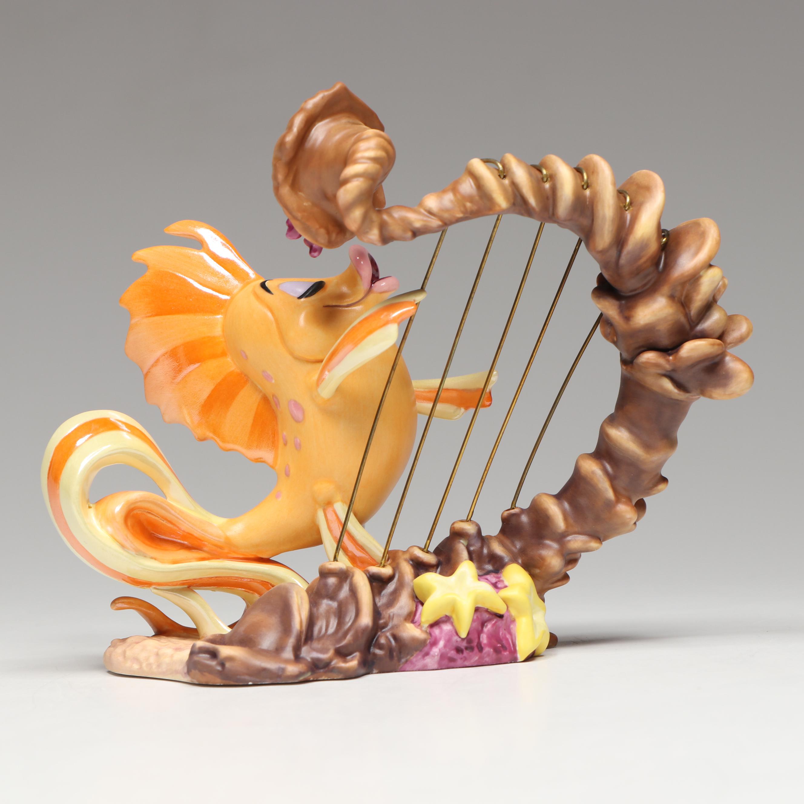 Disney The Little Mermaid "Classical Carp" Porcelain Figurine, 1998