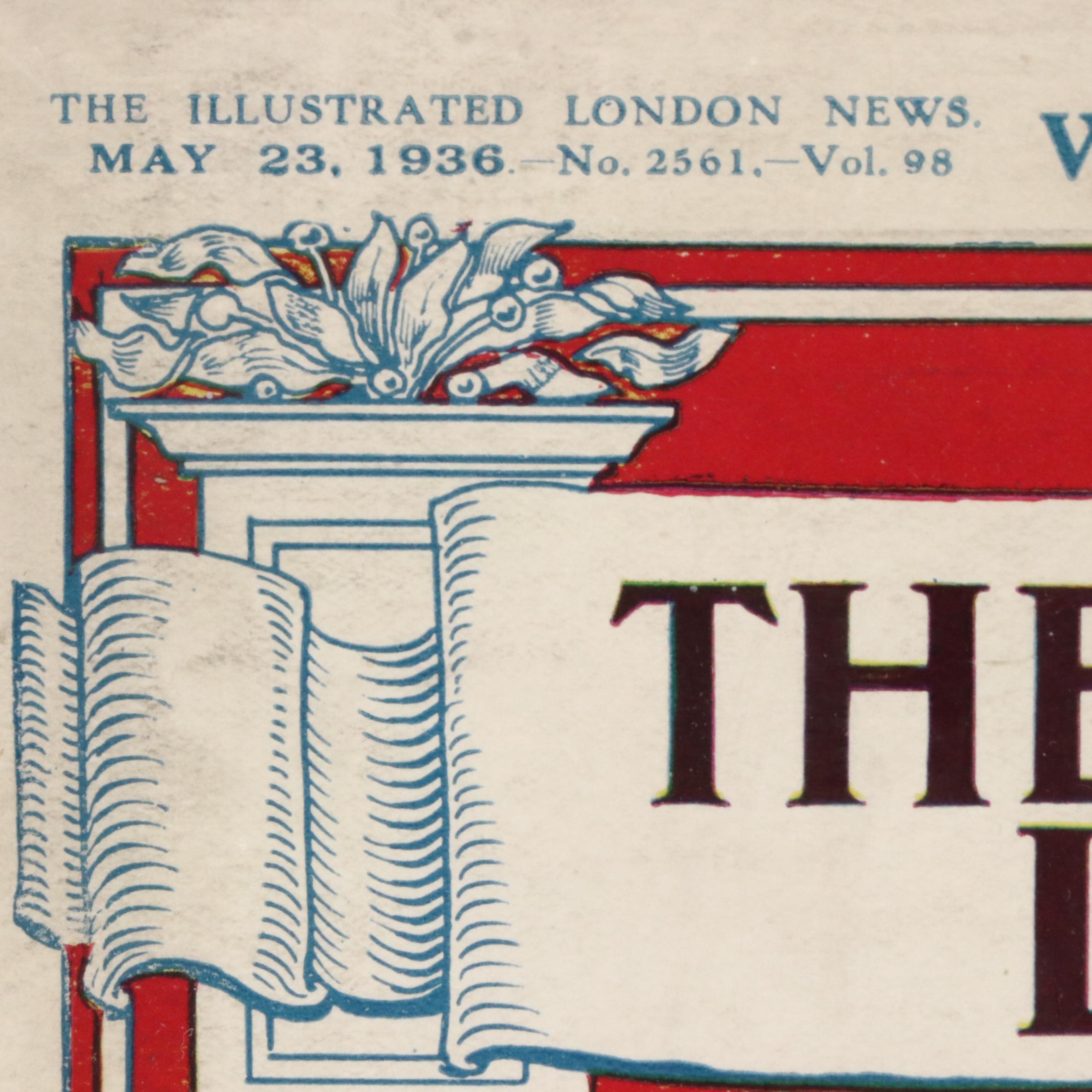"The Illustrated London News" May 23 1936 Nautical Travel Magazine