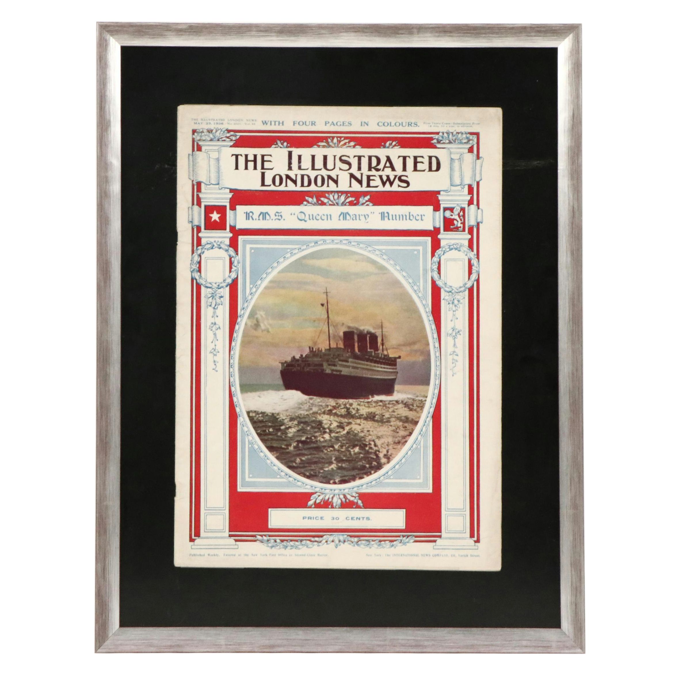 "The Illustrated London News" May 23 1936 Nautical Travel Magazine