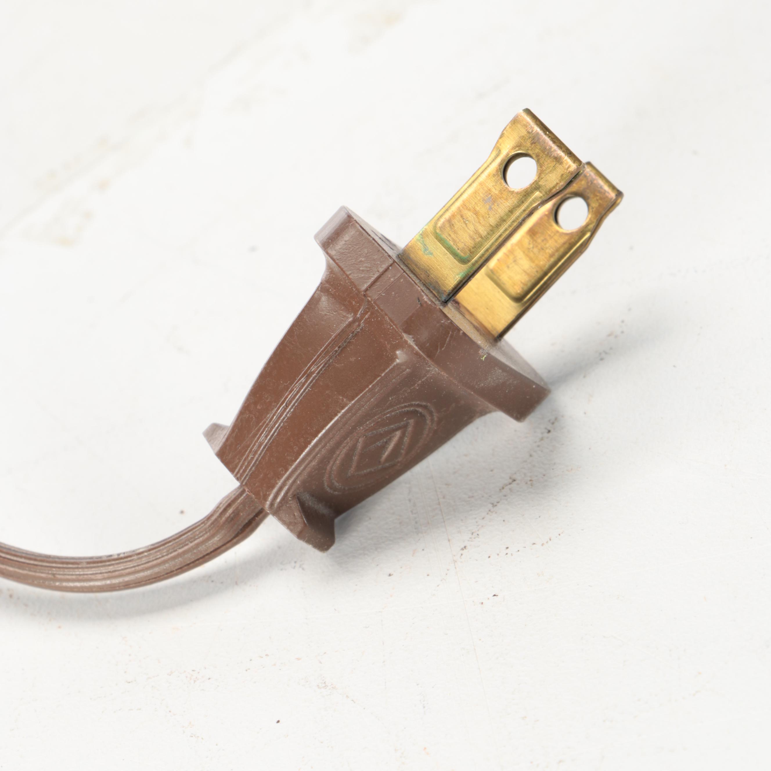 Stiffel Candlestick Brass Table Lamp with Black Paper Shade