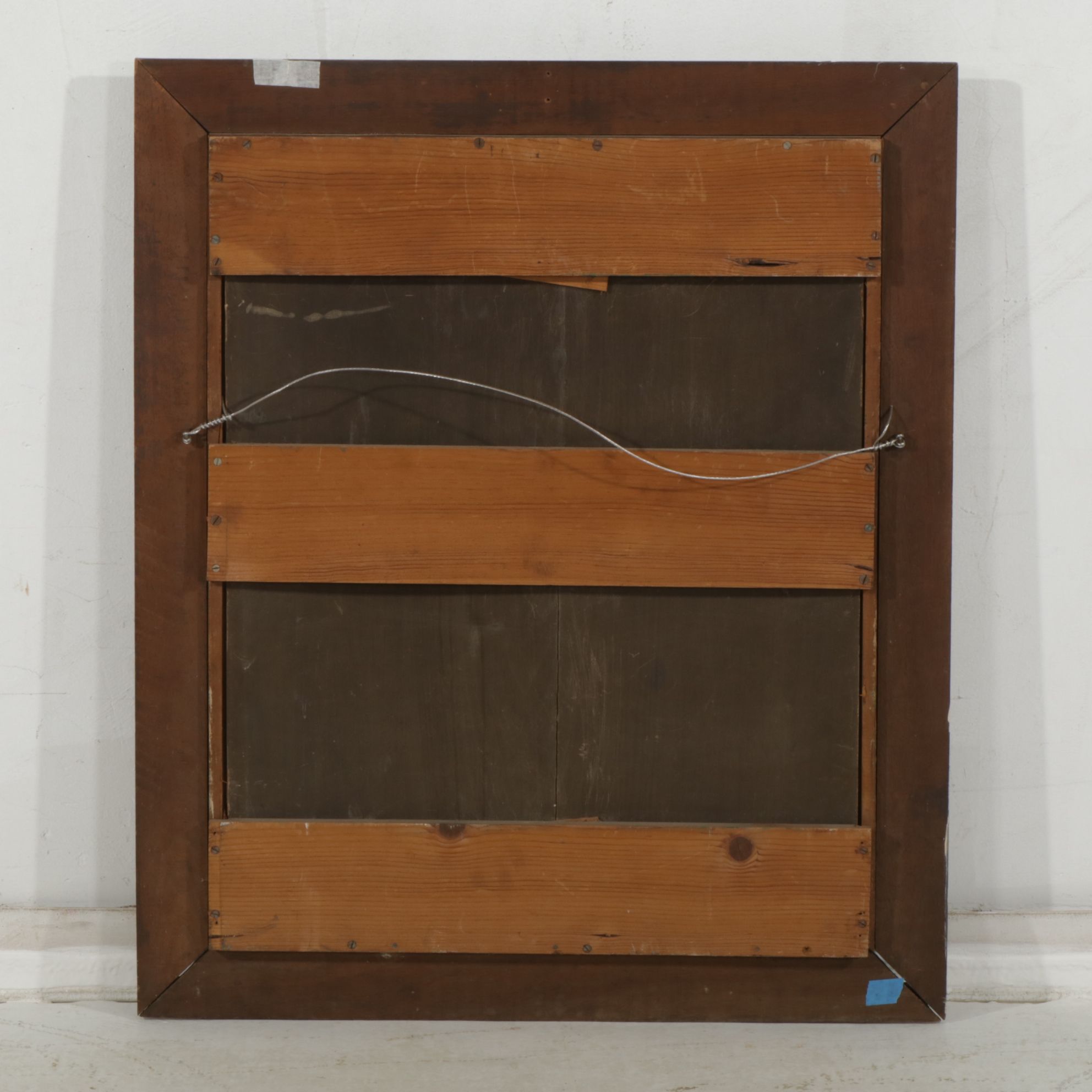 American School Portrait Oil Painting of Seated Woman with a Bonnet