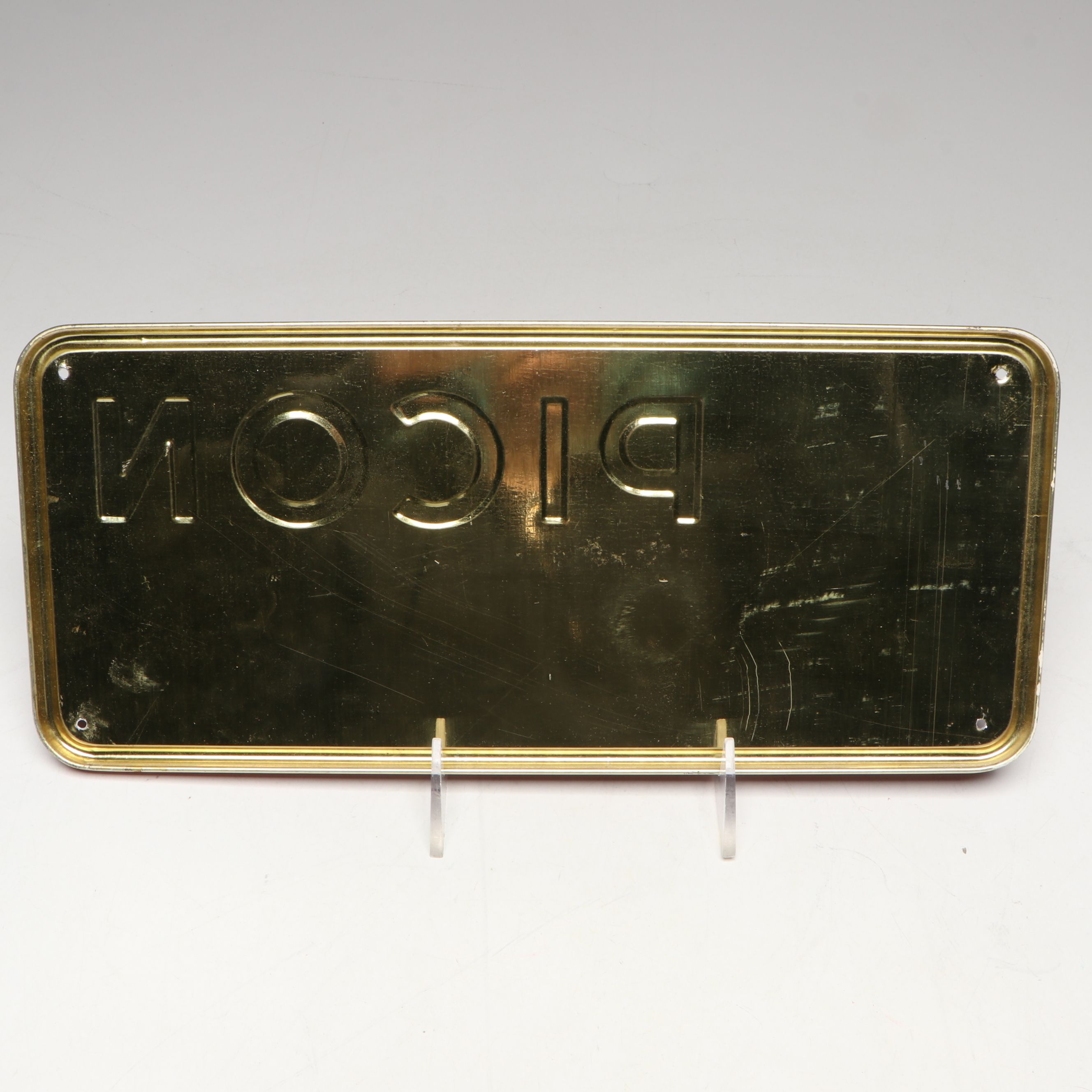 French Apèritif "Picon Avec Bière" and "Picon Bien Preparer C'est Bon!" Signs