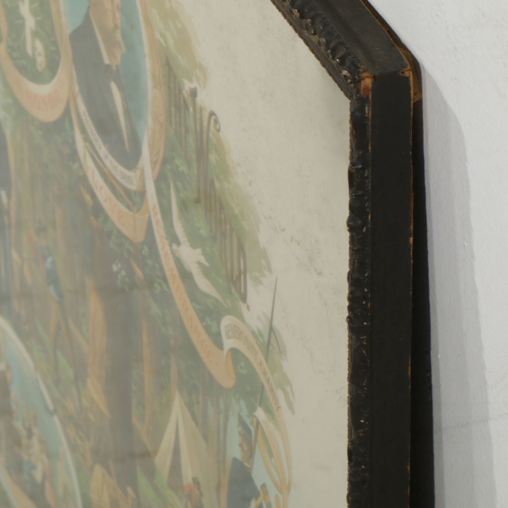 Lithograph Poster for Fraternal Organization "Woodmen of the World", 1904