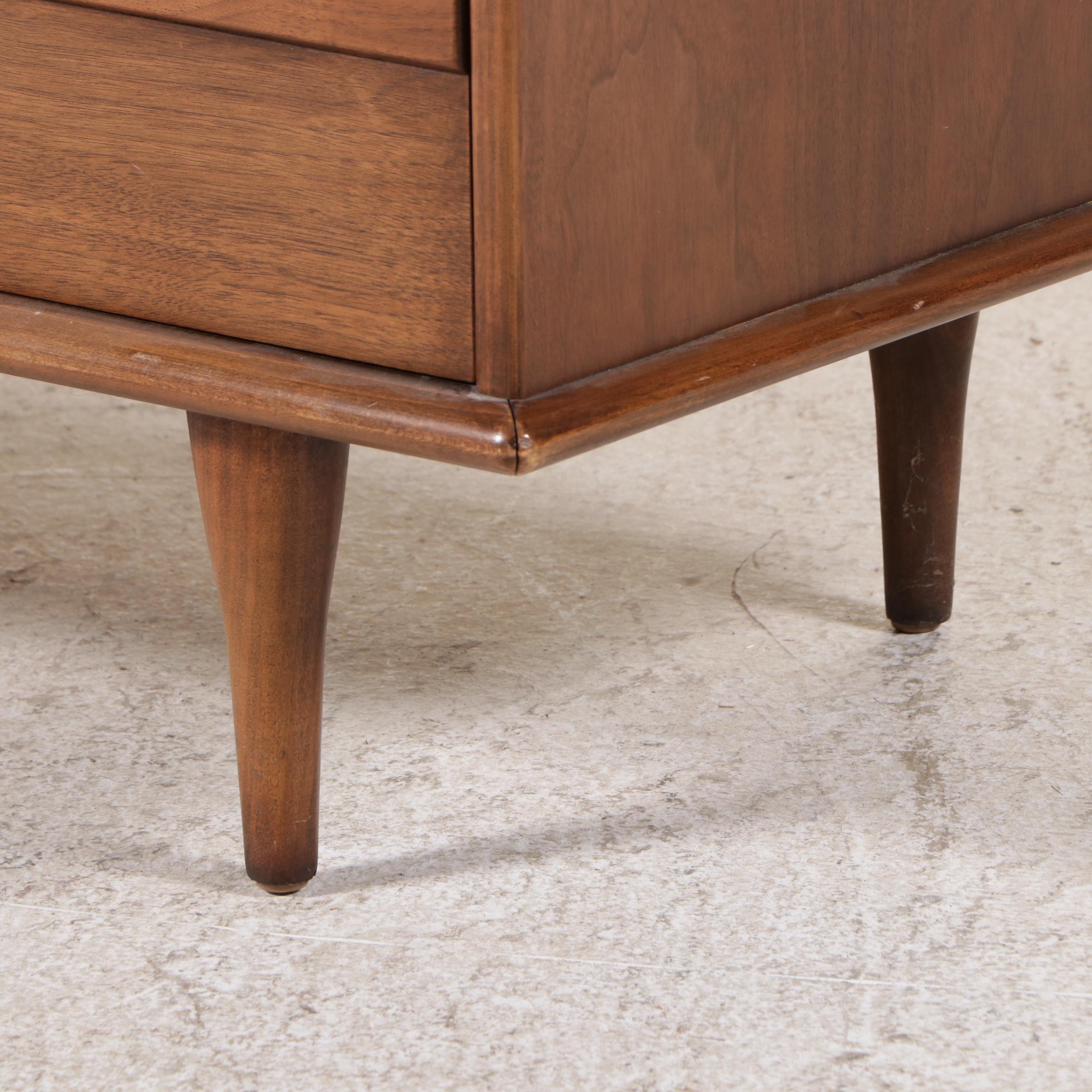 American of Martinsville Mid Century Walnut Dresser