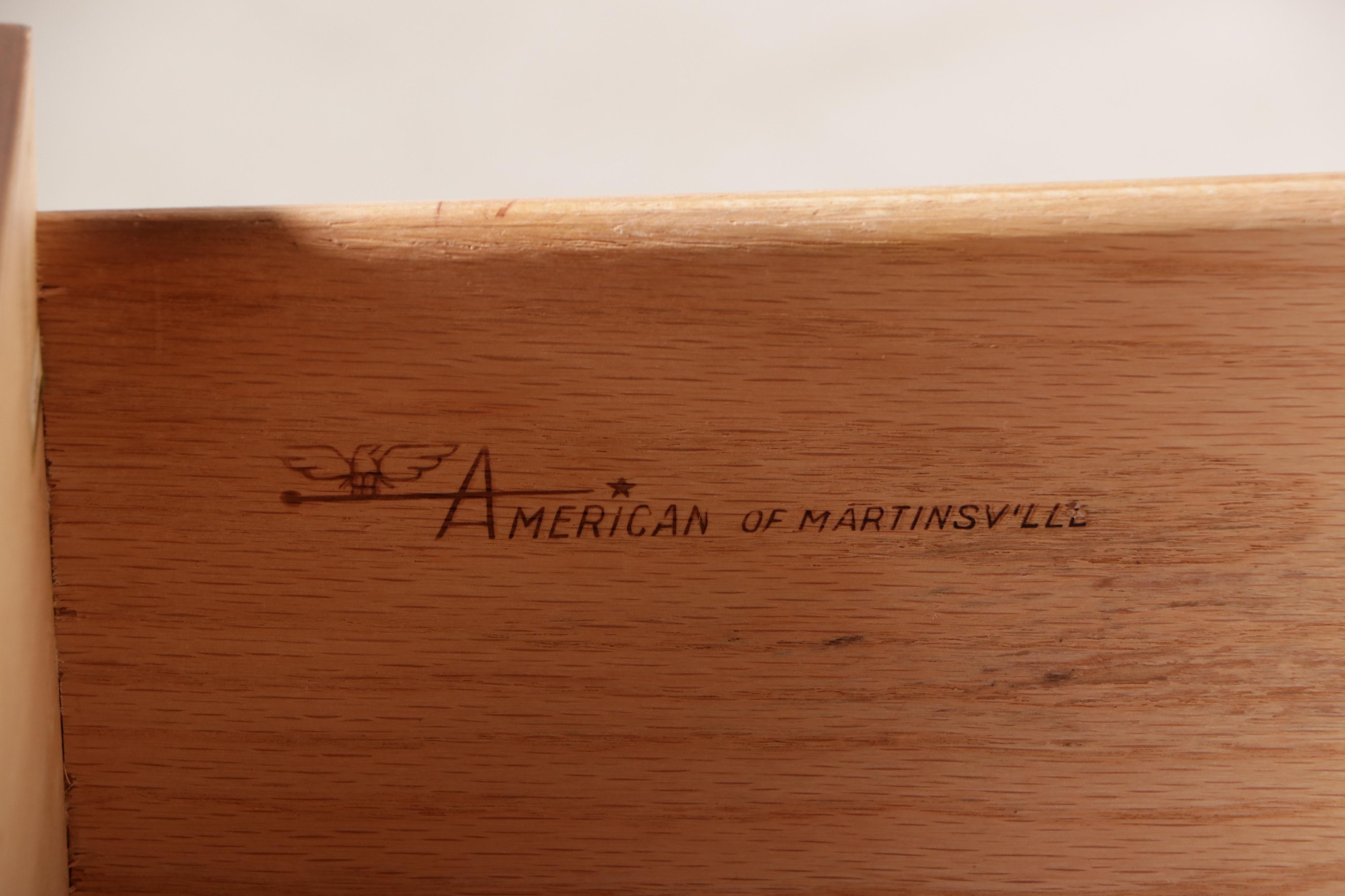 American of Martinsville Mid Century Walnut Dresser