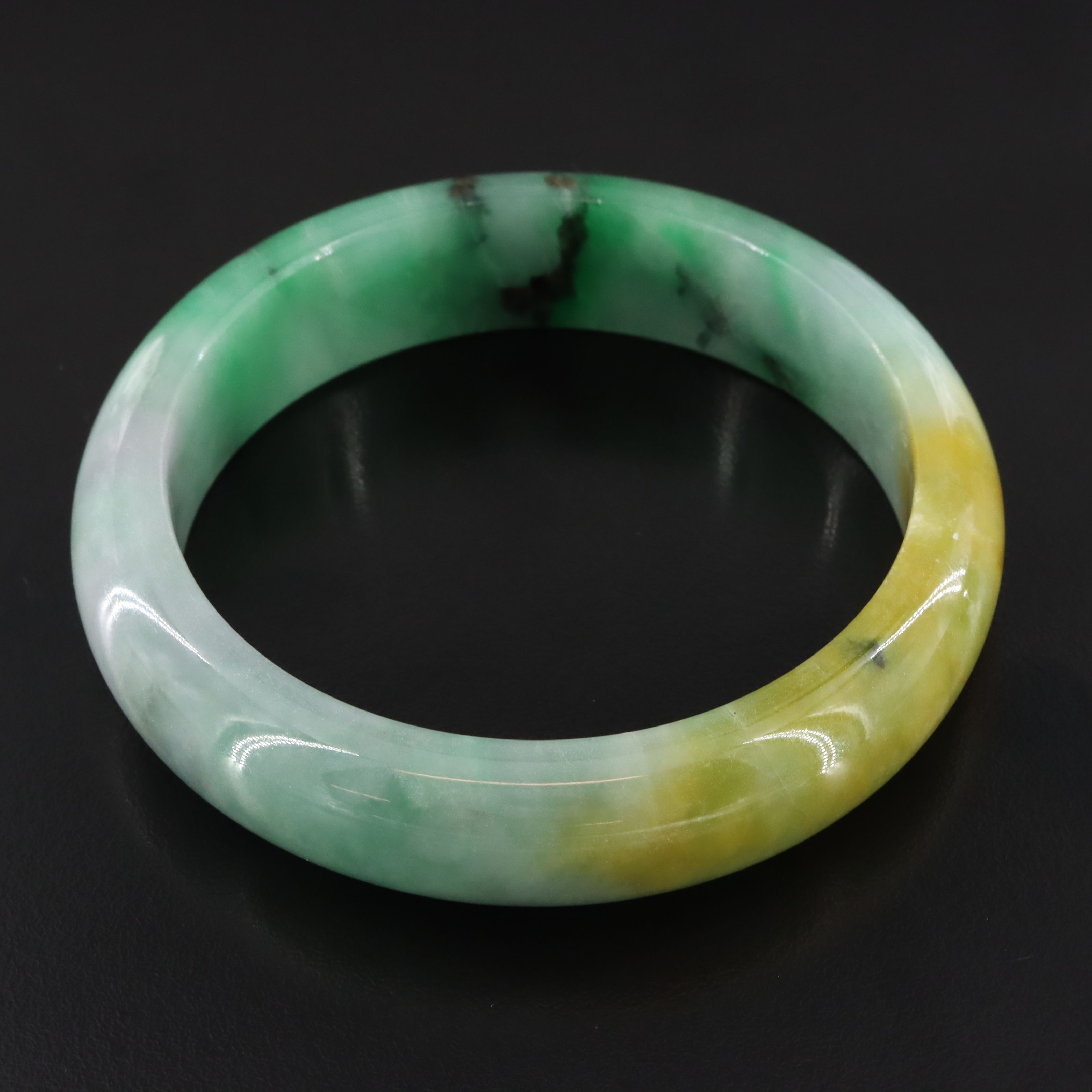 Jadeite Hololith Bangle