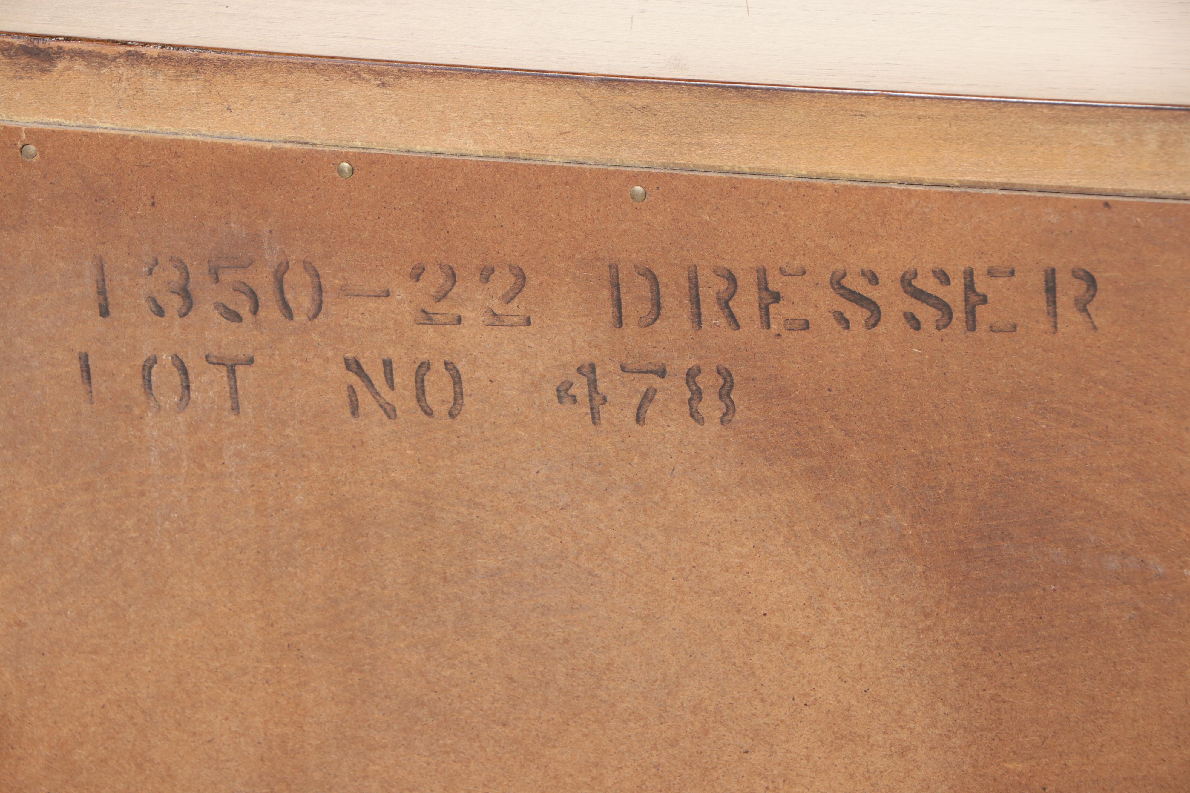 American of Martinsville Mid Century Walnut Dresser