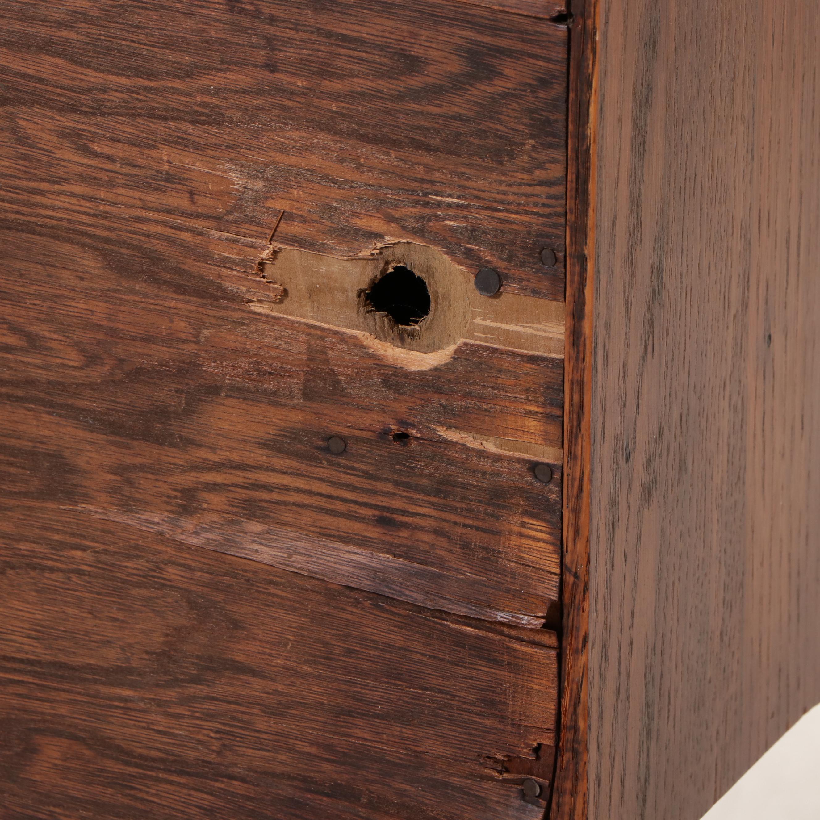 Arts & Crafts Oak Fall Front Desk