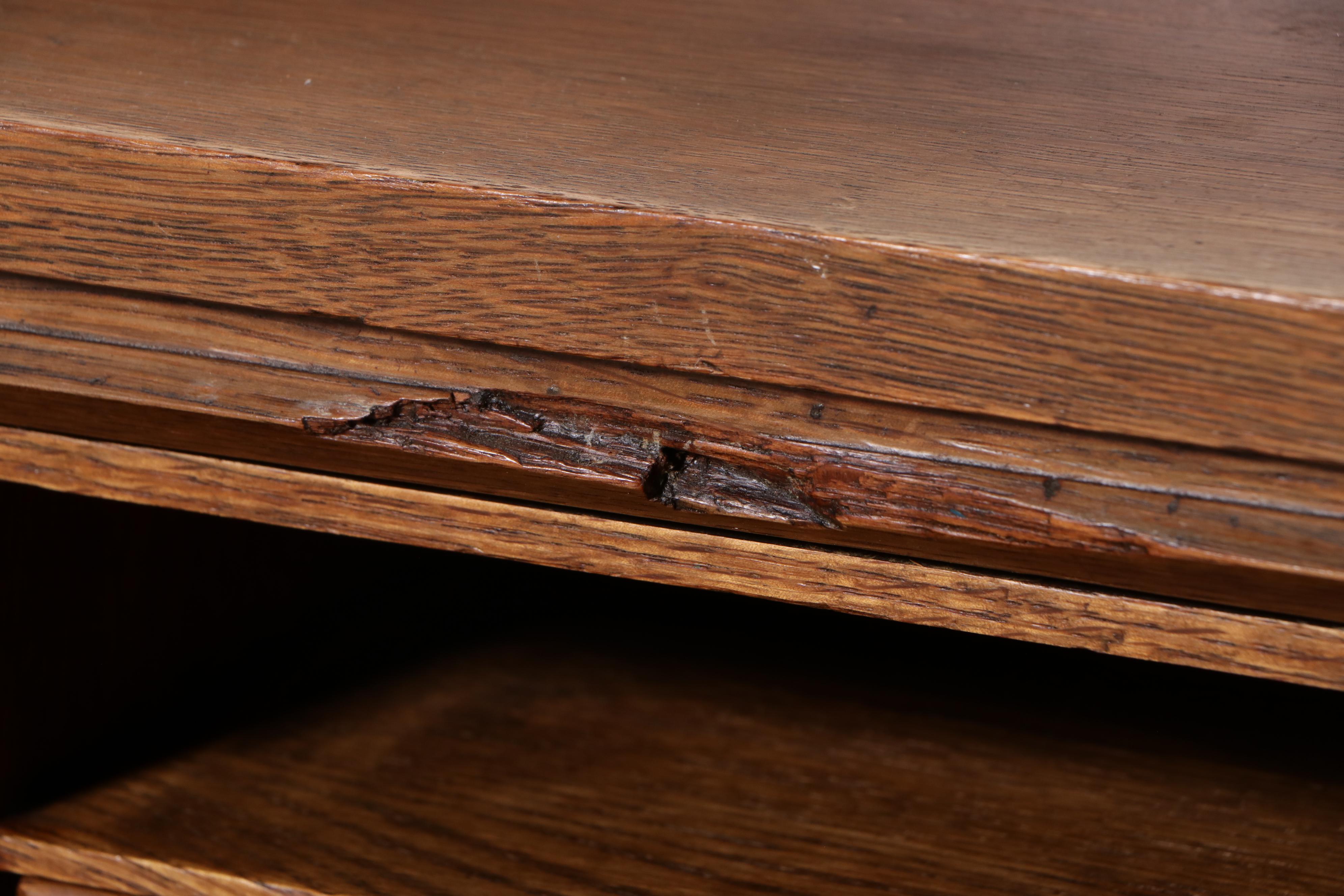 Arts & Crafts Oak Fall Front Desk