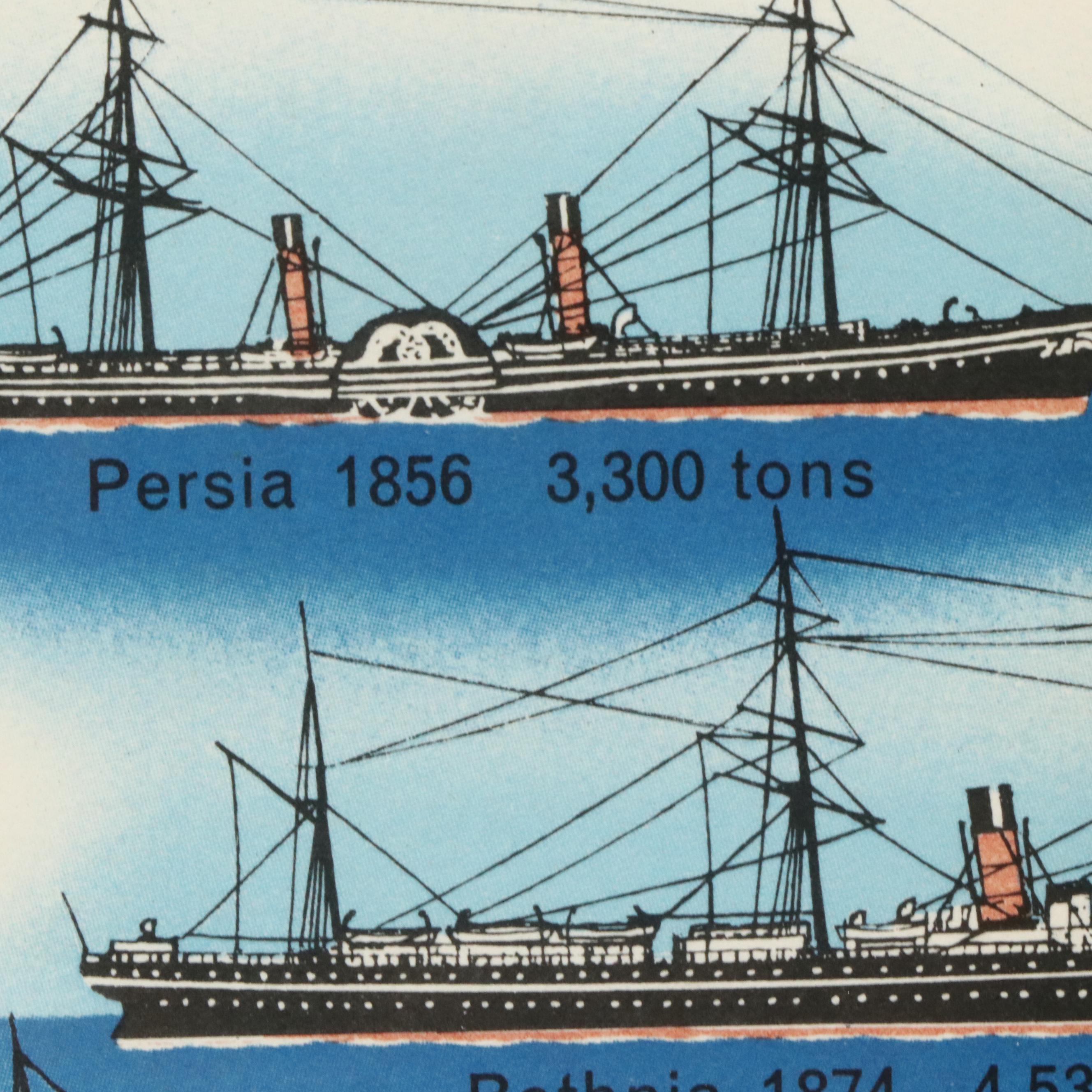 R.M.S. Queen Elizabeth Commemorative Covers, Cunard 125th Poster, More