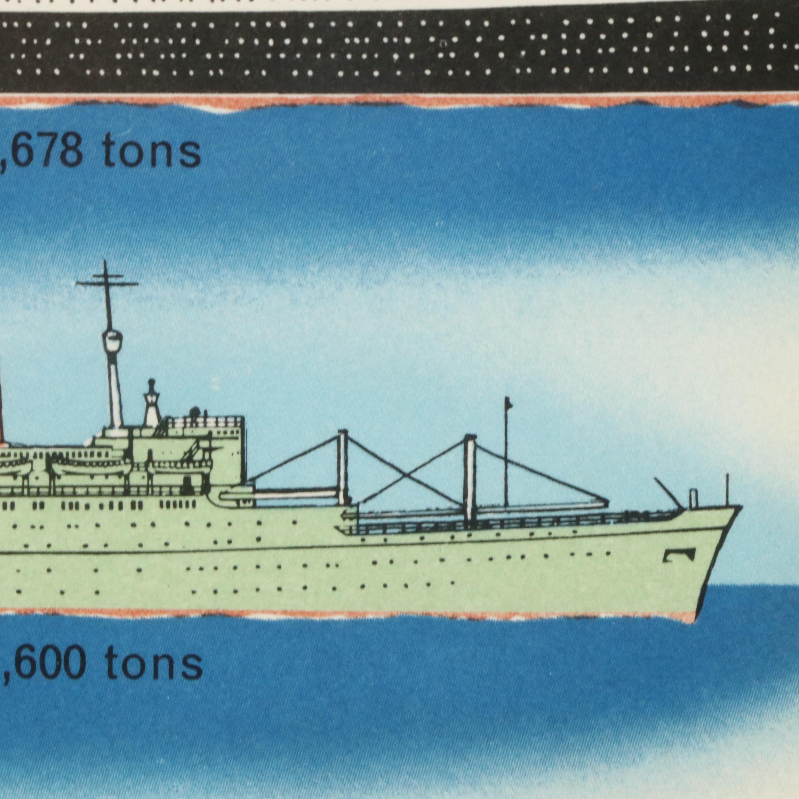 R.M.S. Queen Elizabeth Commemorative Covers, Cunard 125th Poster, More