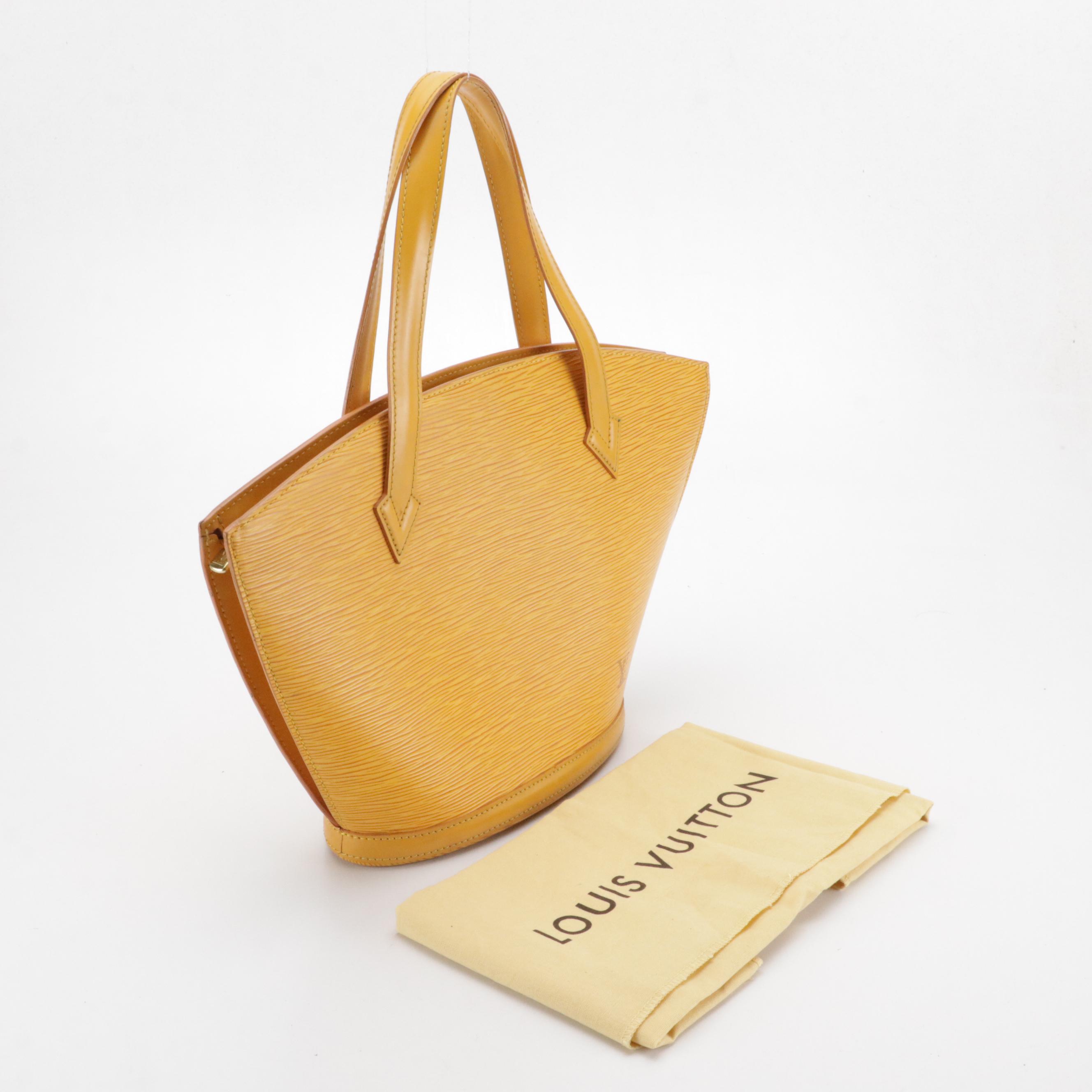 Louis Vuitton Saint Jacques PM Handbag in Tassil Yellow Epi Leather