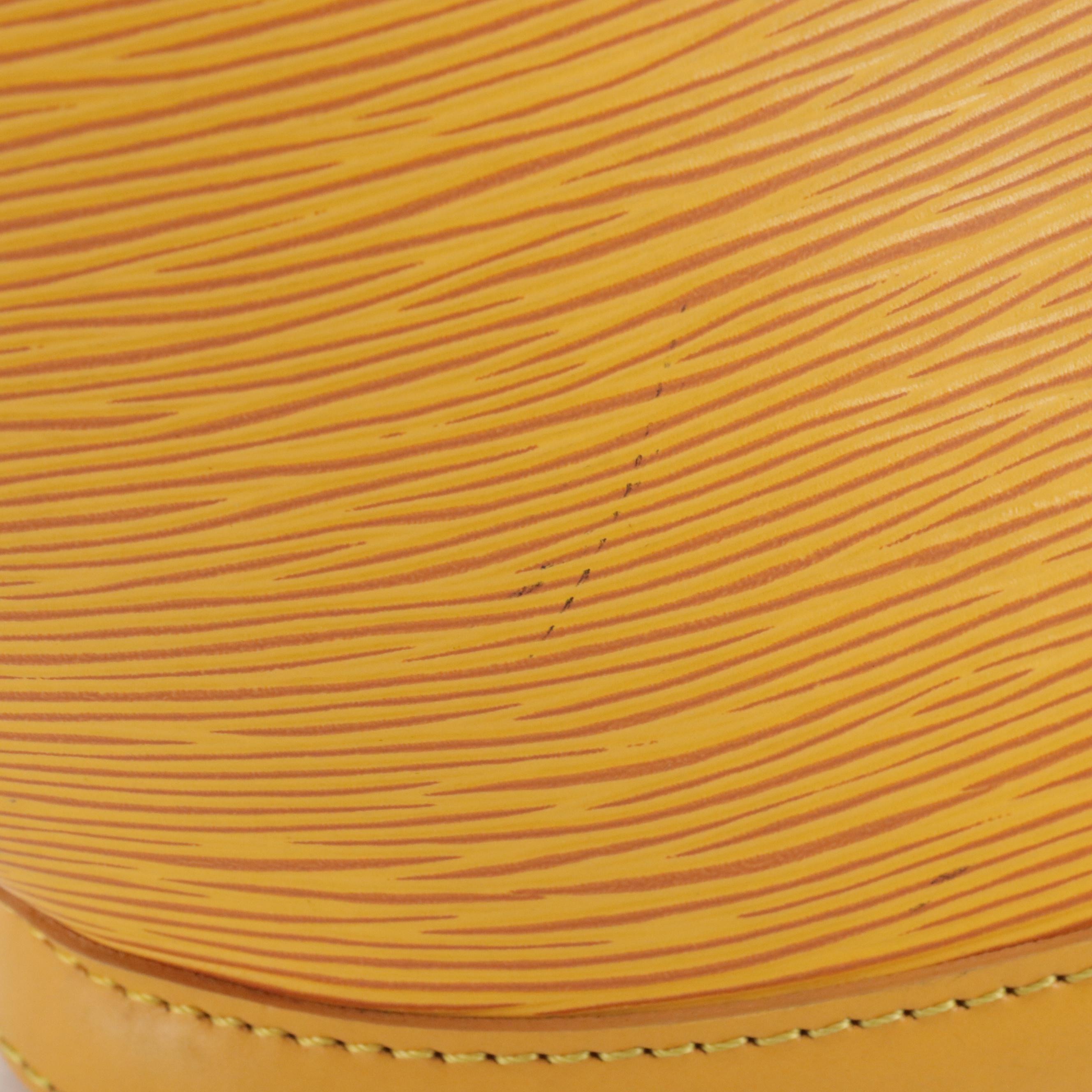 Louis Vuitton Saint Jacques PM Handbag in Tassil Yellow Epi Leather