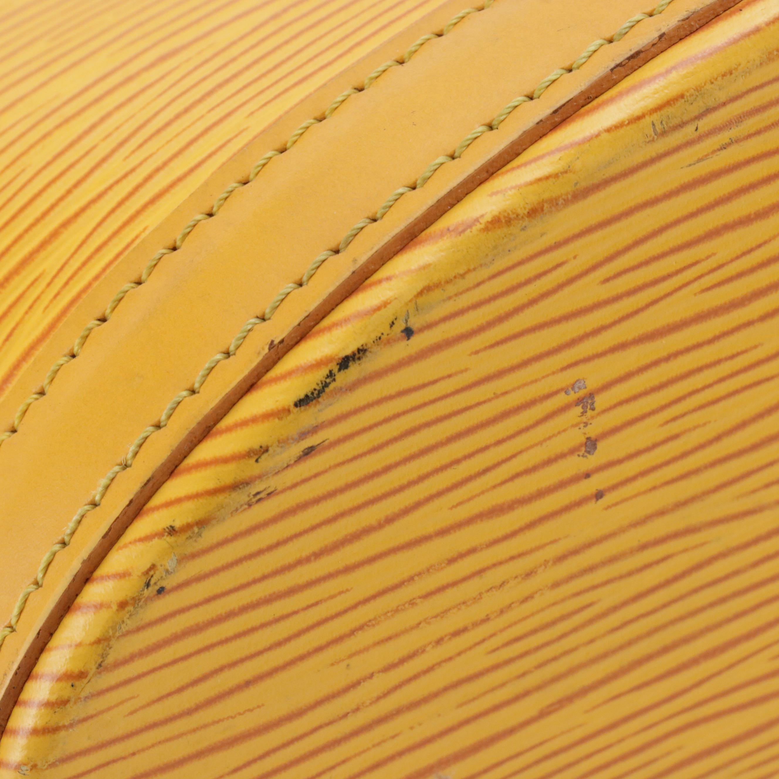 Louis Vuitton Saint Jacques PM Handbag in Tassil Yellow Epi Leather