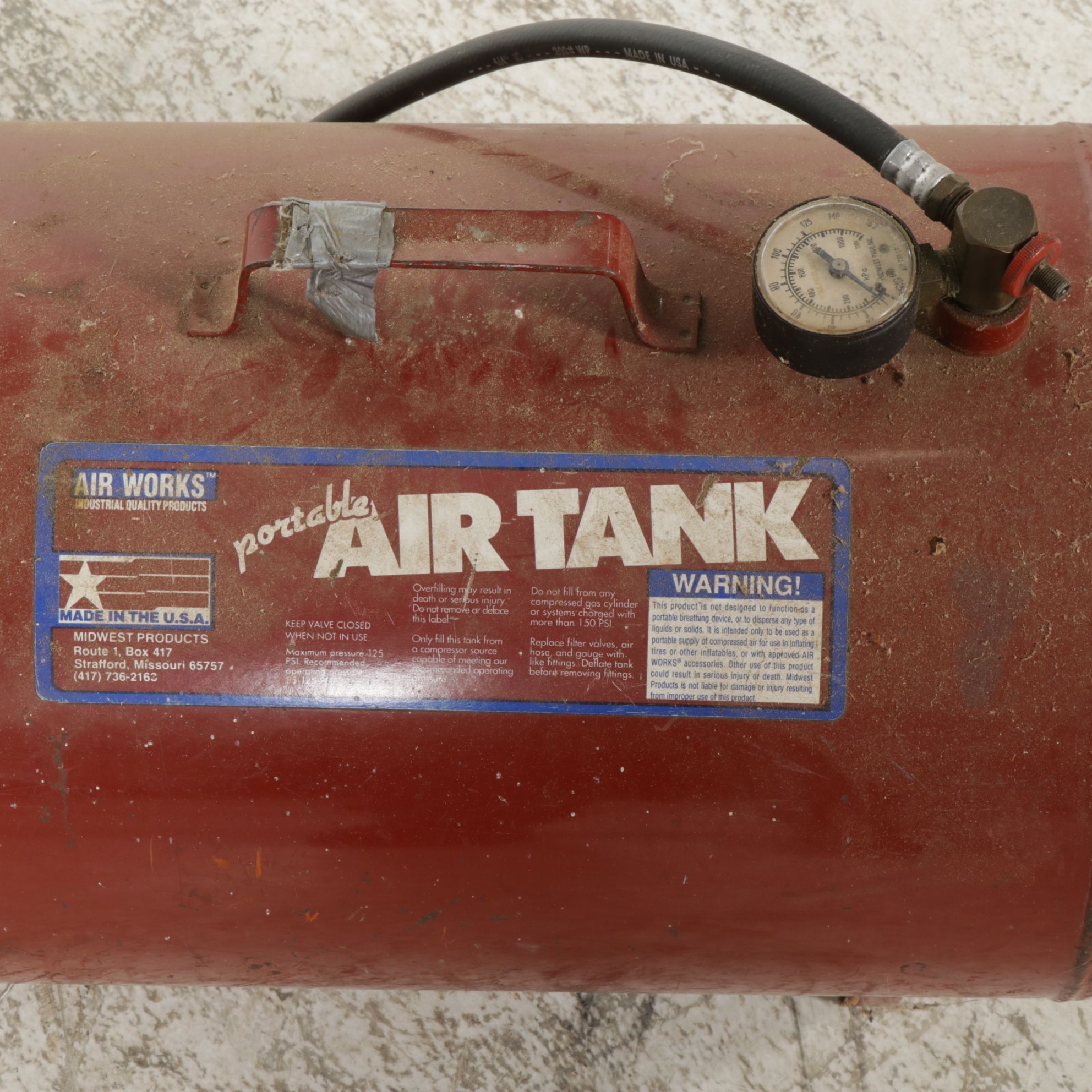Air Works Portable Air Tank, Late 20th Century