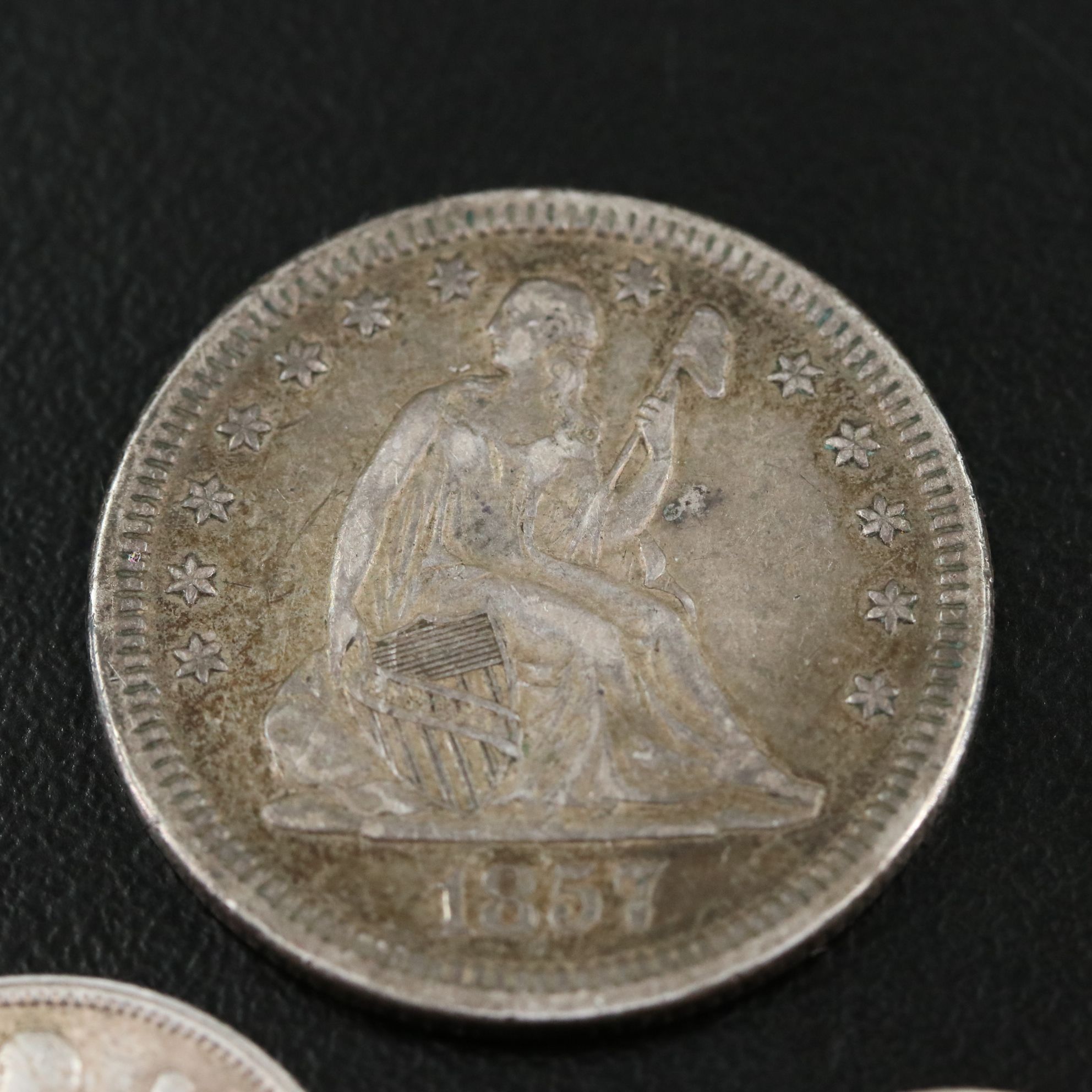 Three Different Seated Liberty Silver U.S. Coins