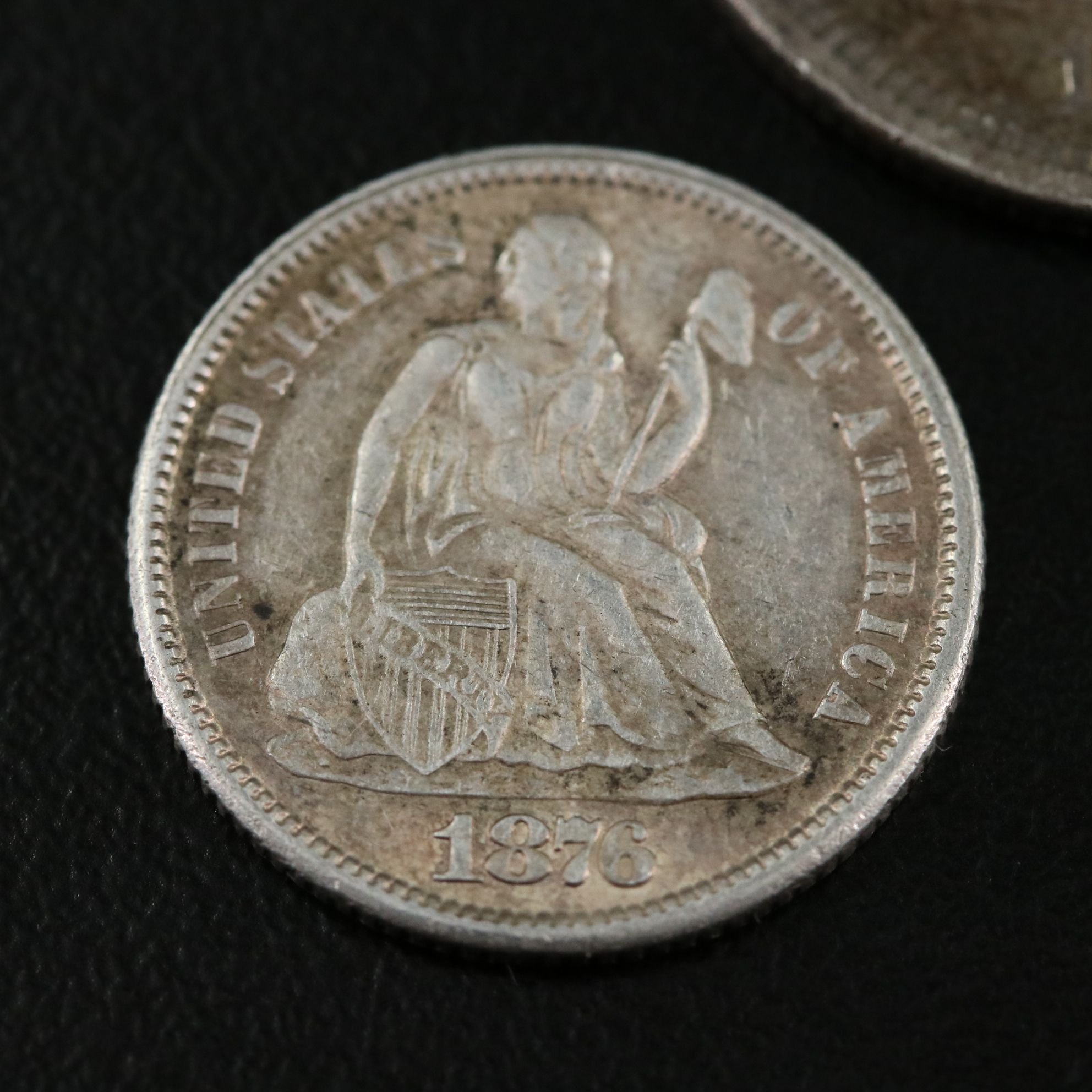 Three Different Seated Liberty Silver U.S. Coins