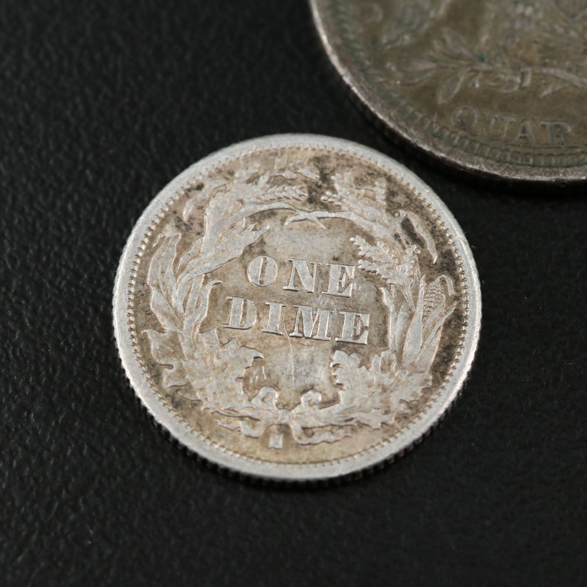 Three Different Seated Liberty Silver U.S. Coins