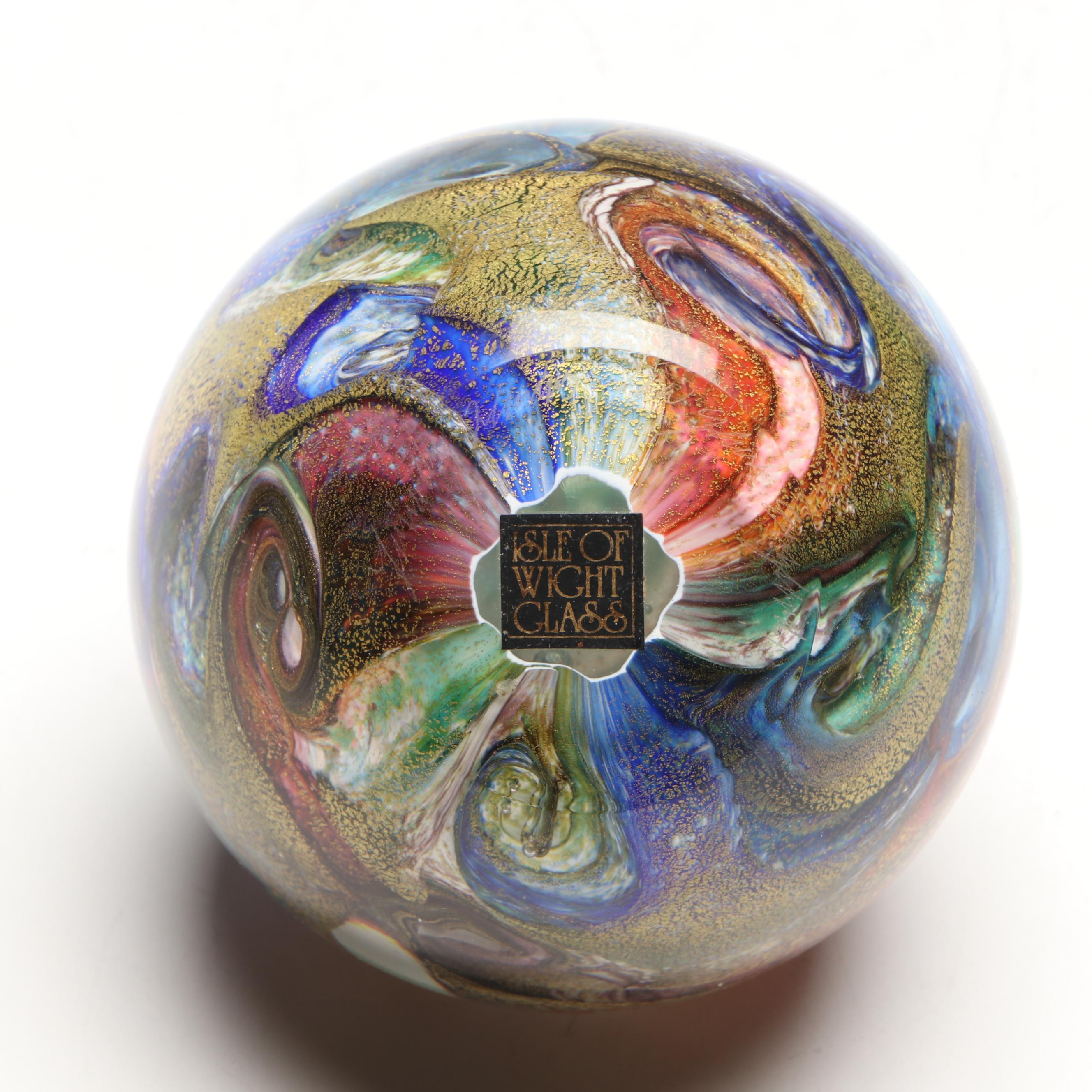 Isle of Wight Studio Glass Helix Paperweight, Soda Bubble Bowl, More