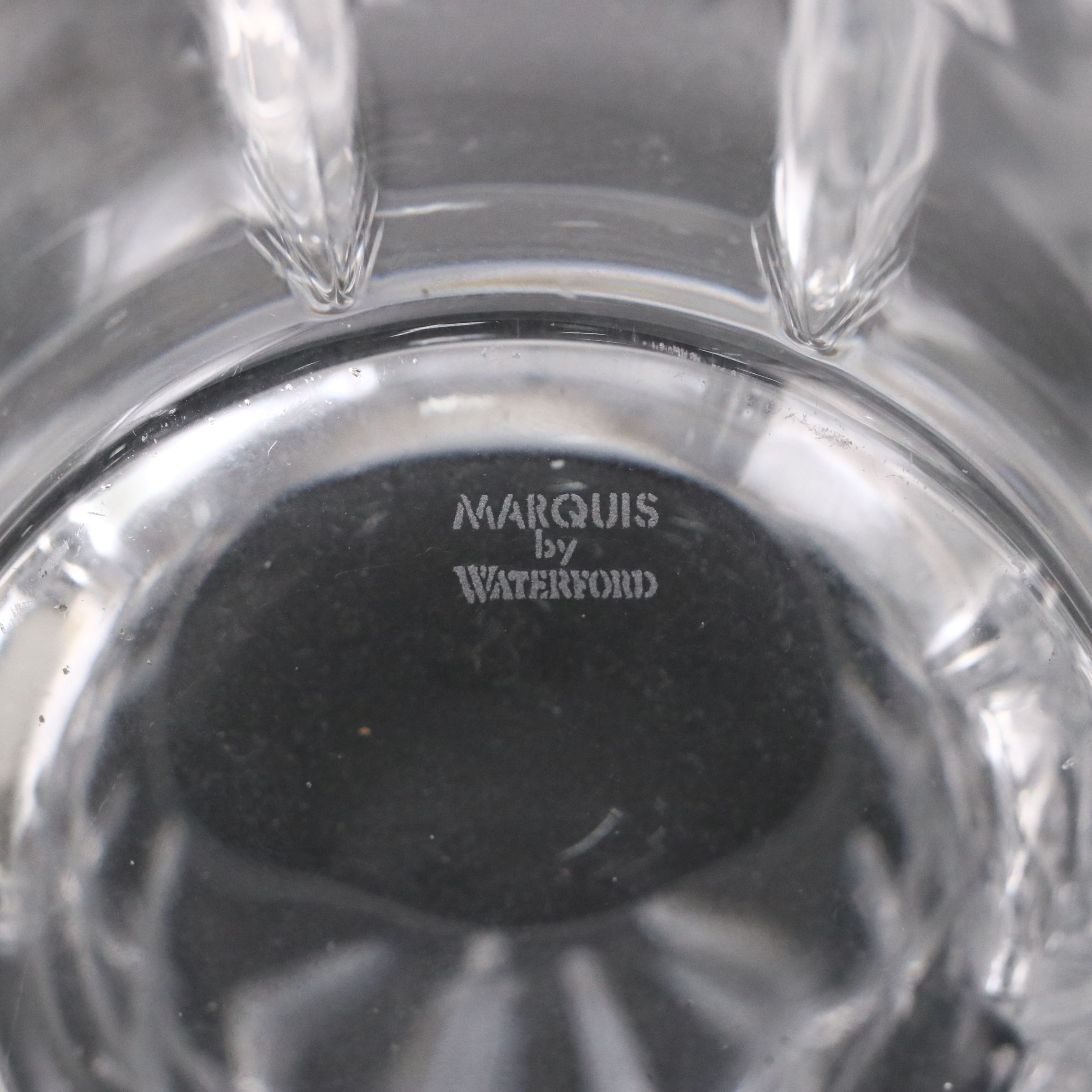 Waterford "Eastbridge"and  Marquis "Sparkle" Vases with Fostoria Cake Server