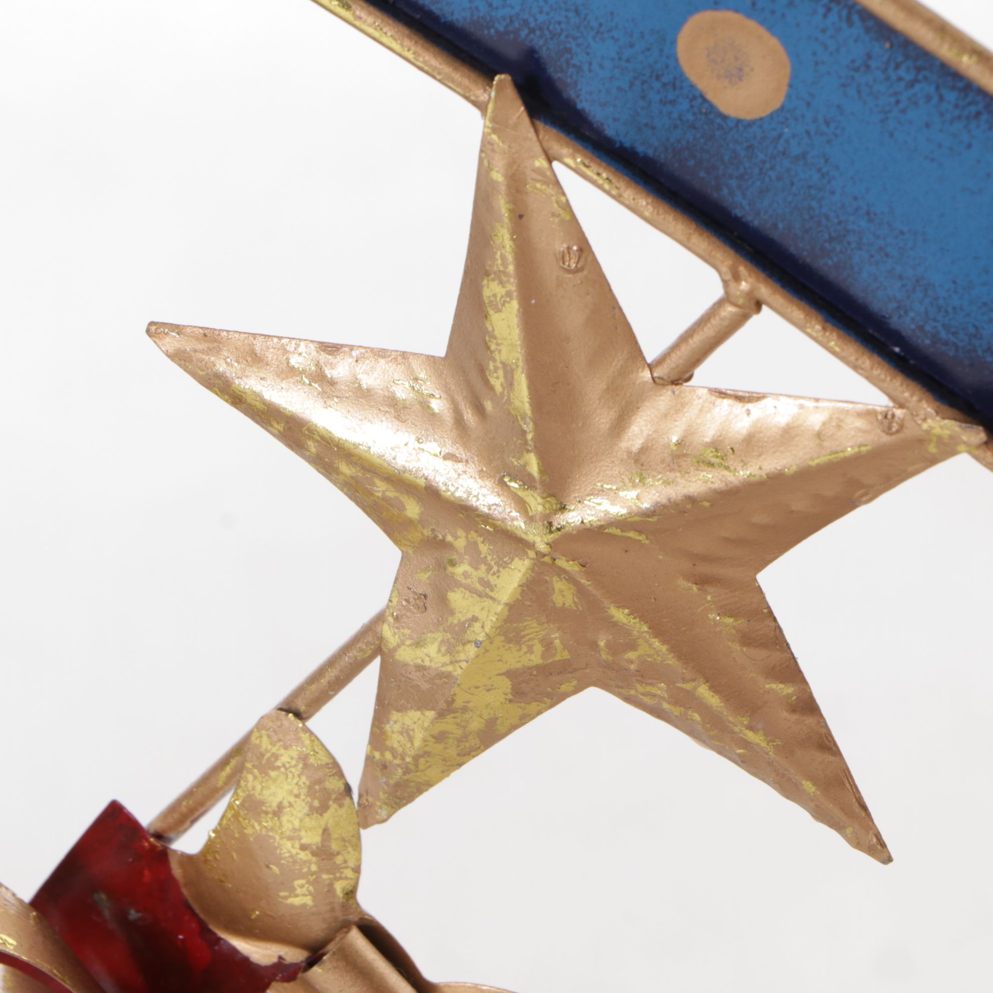 Santa Claus Three-Panel Folding Screen