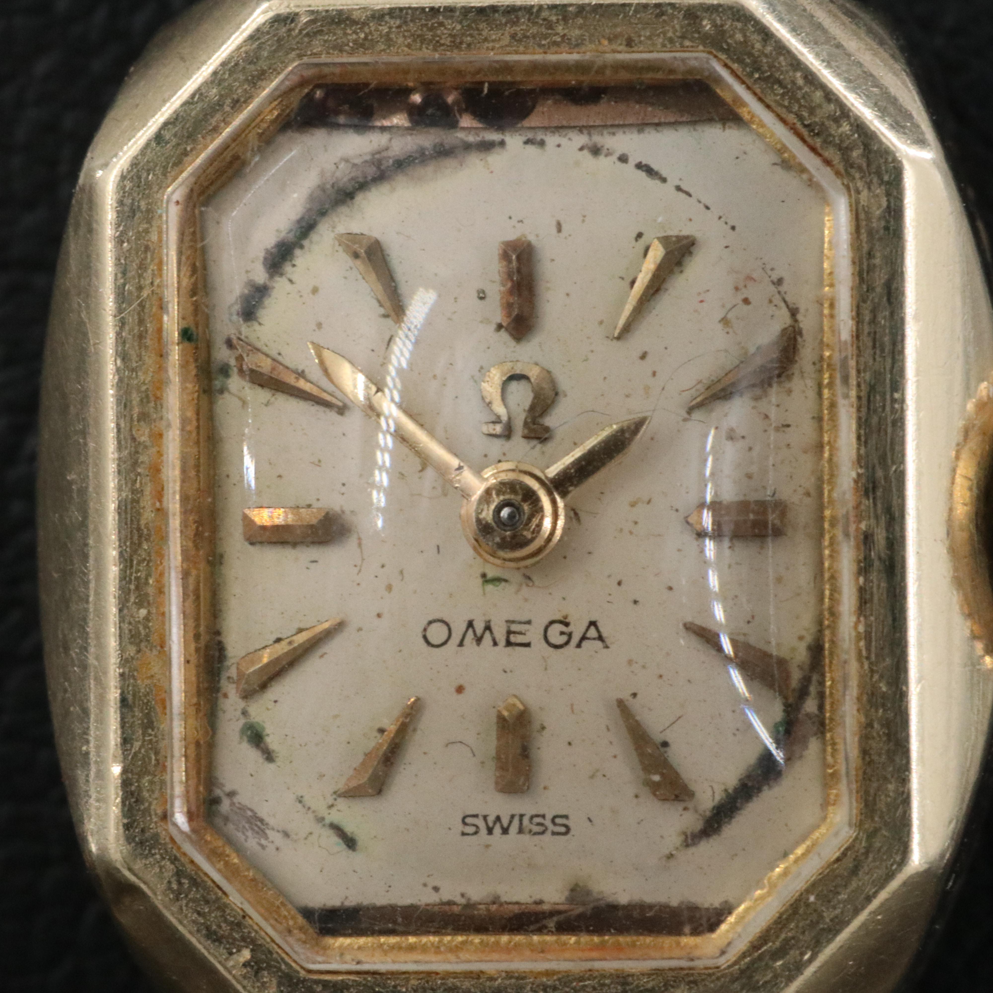 1962 Omega Gold-Filled Swiss Watch Model 493