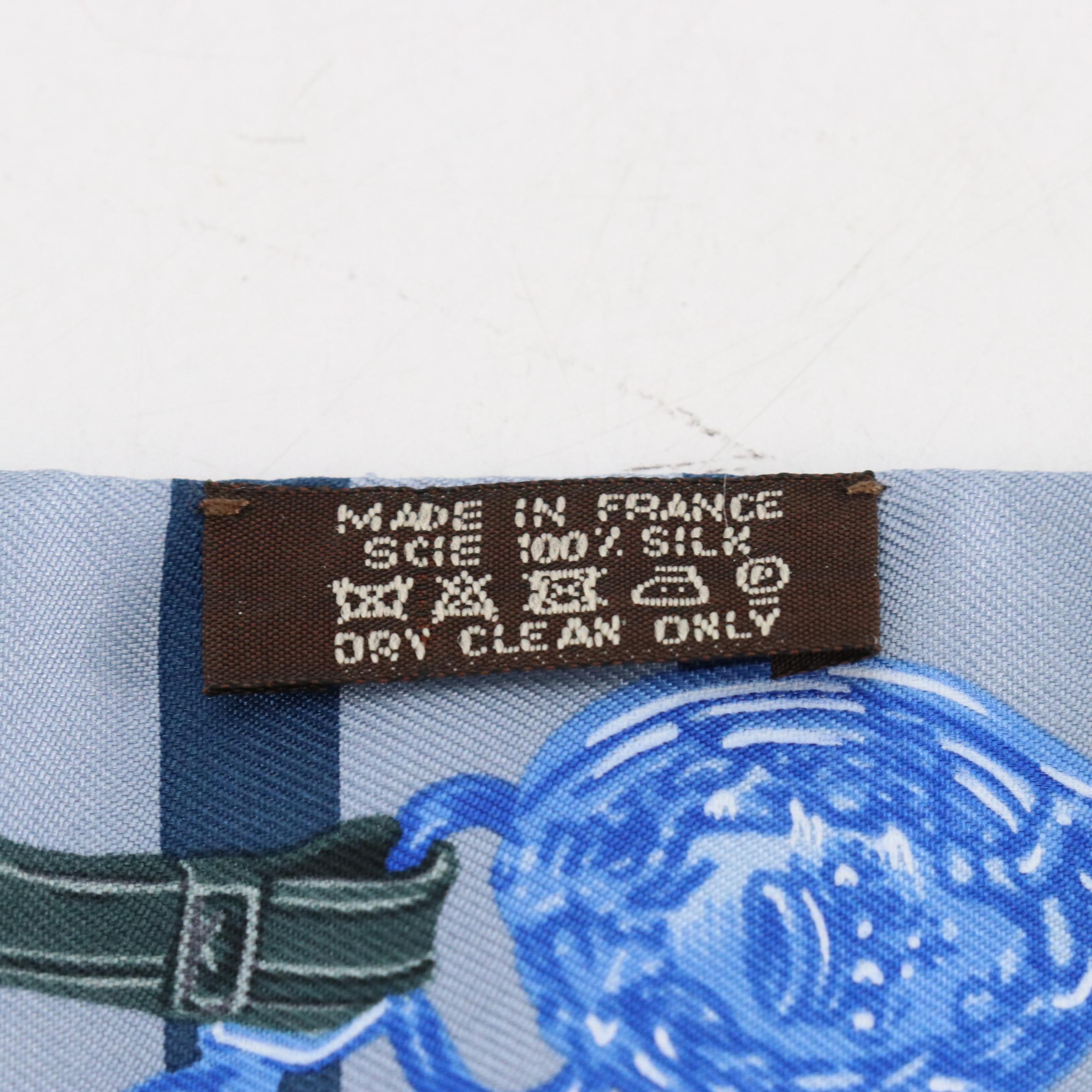 Hermès "Brides de Gala Bayadere" Silk Twilly Scarf with Box