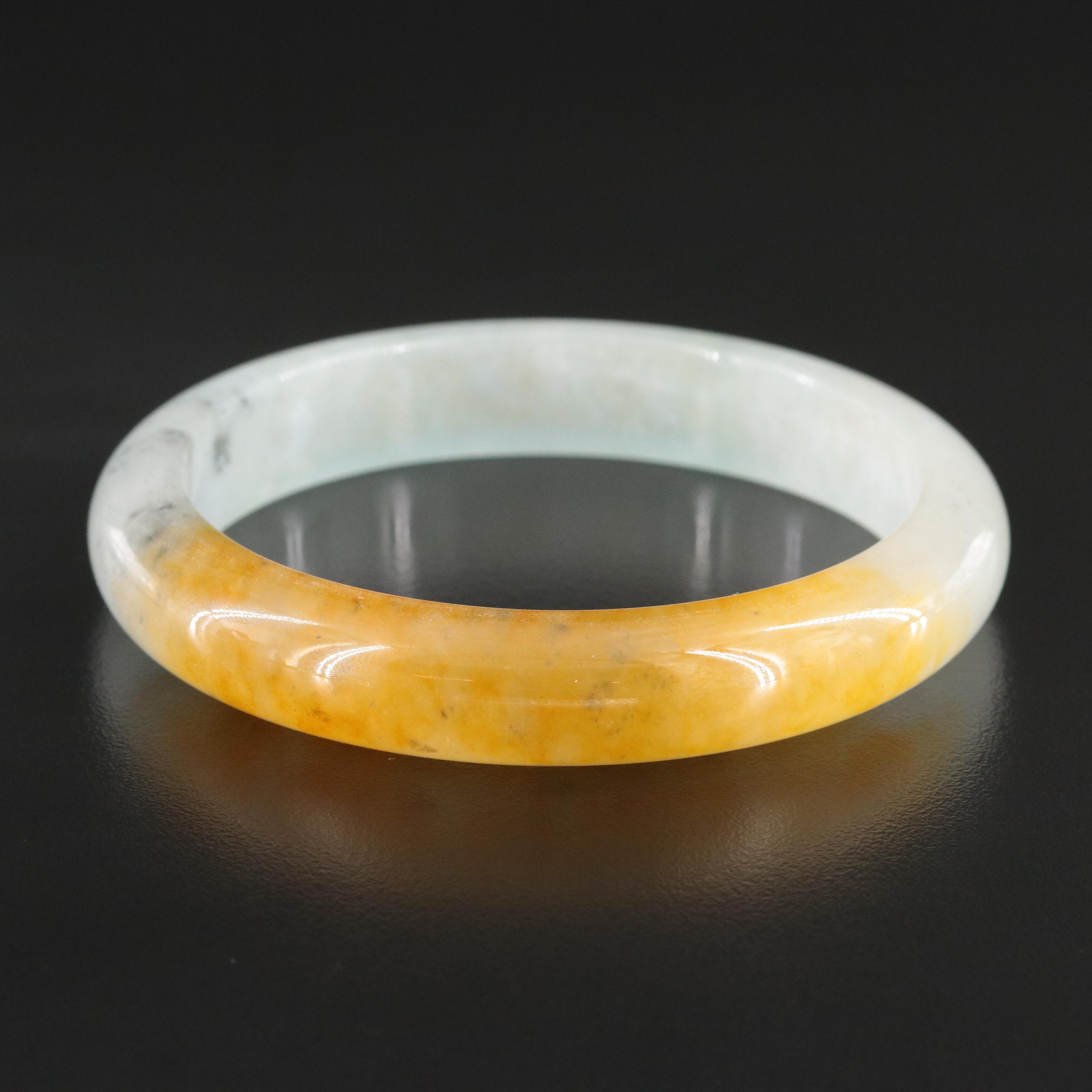 Jadeite Hololith Bangle