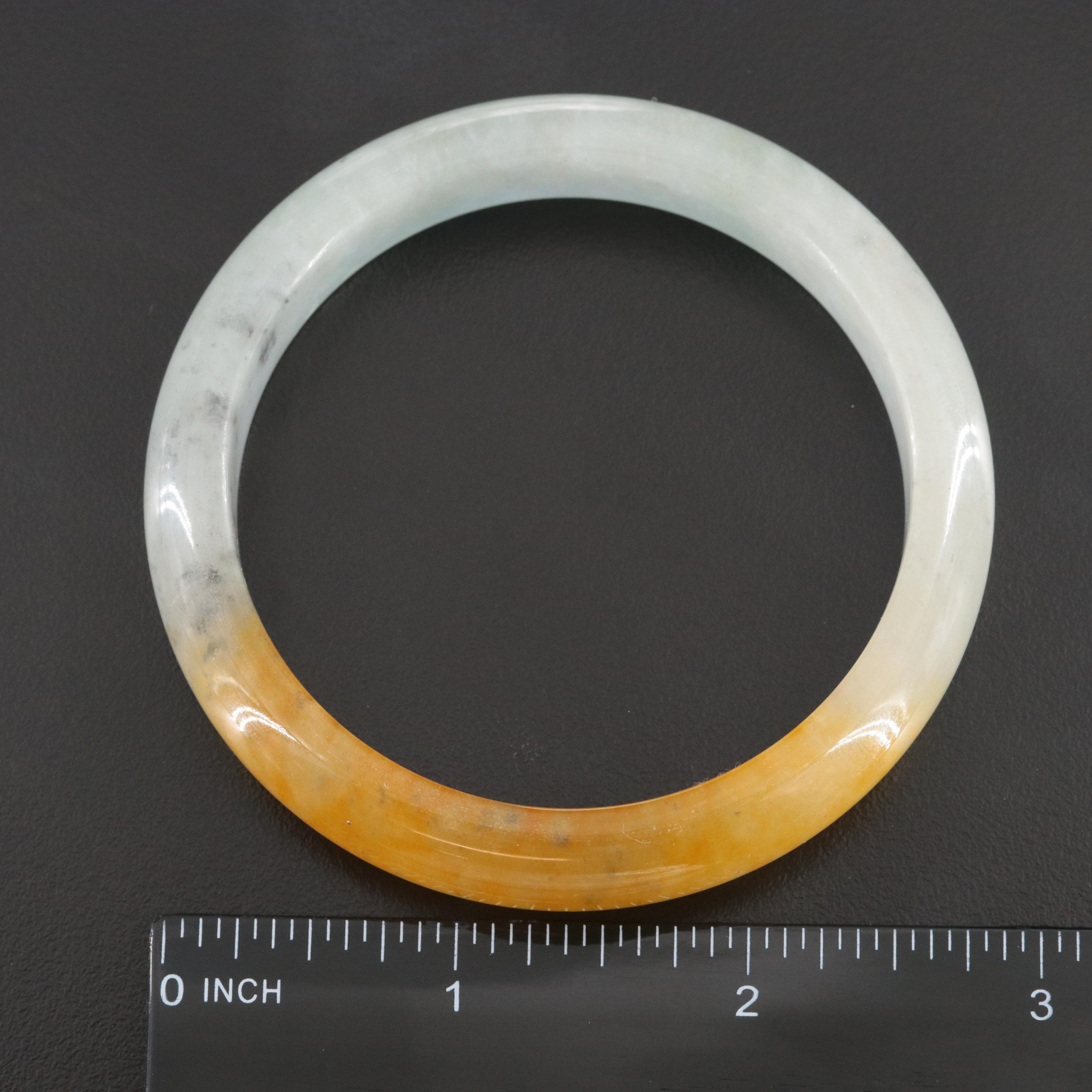 Jadeite Hololith Bangle