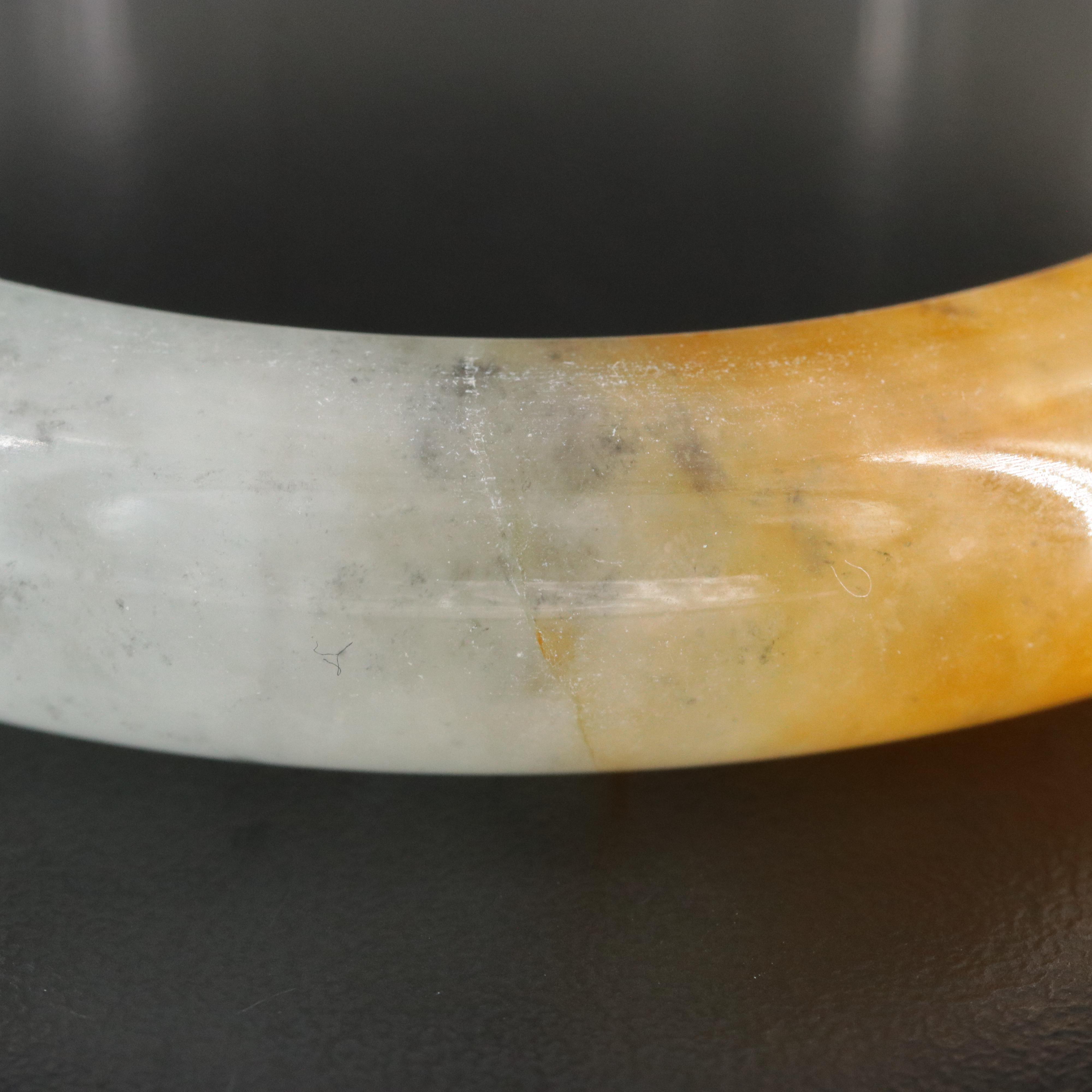 Jadeite Hololith Bangle