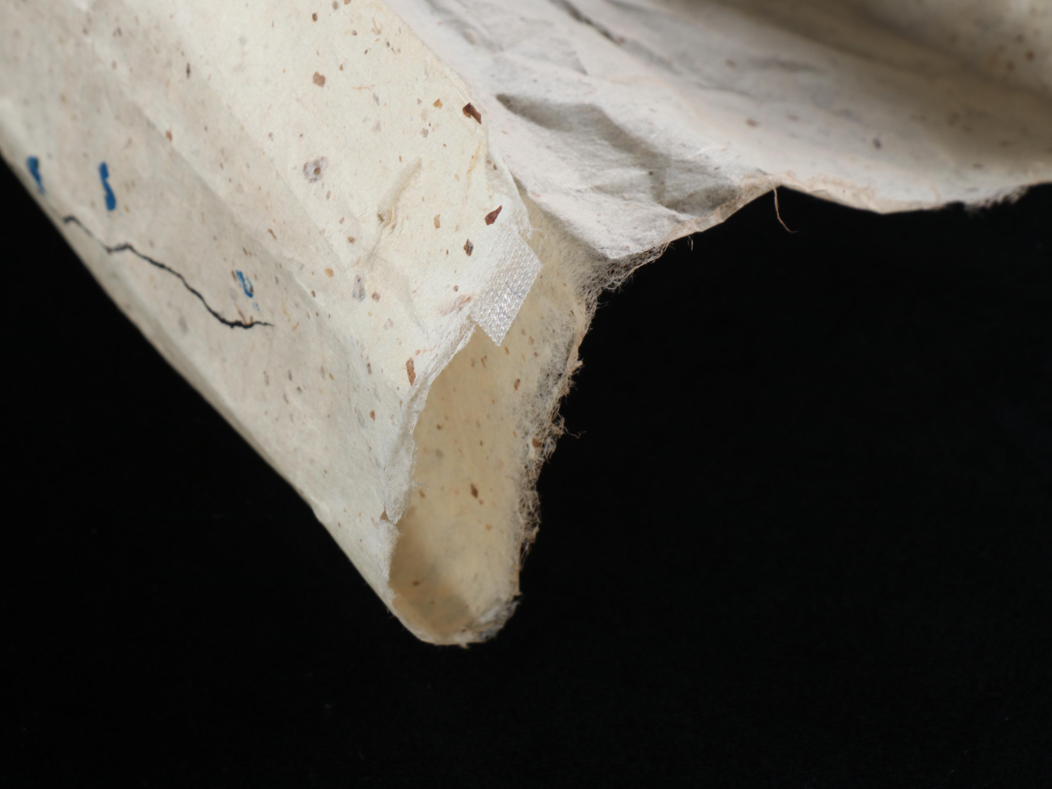 Leslie Dill Multimedia Lithographic Assemblage "Poem Dress of Circulation," 1994