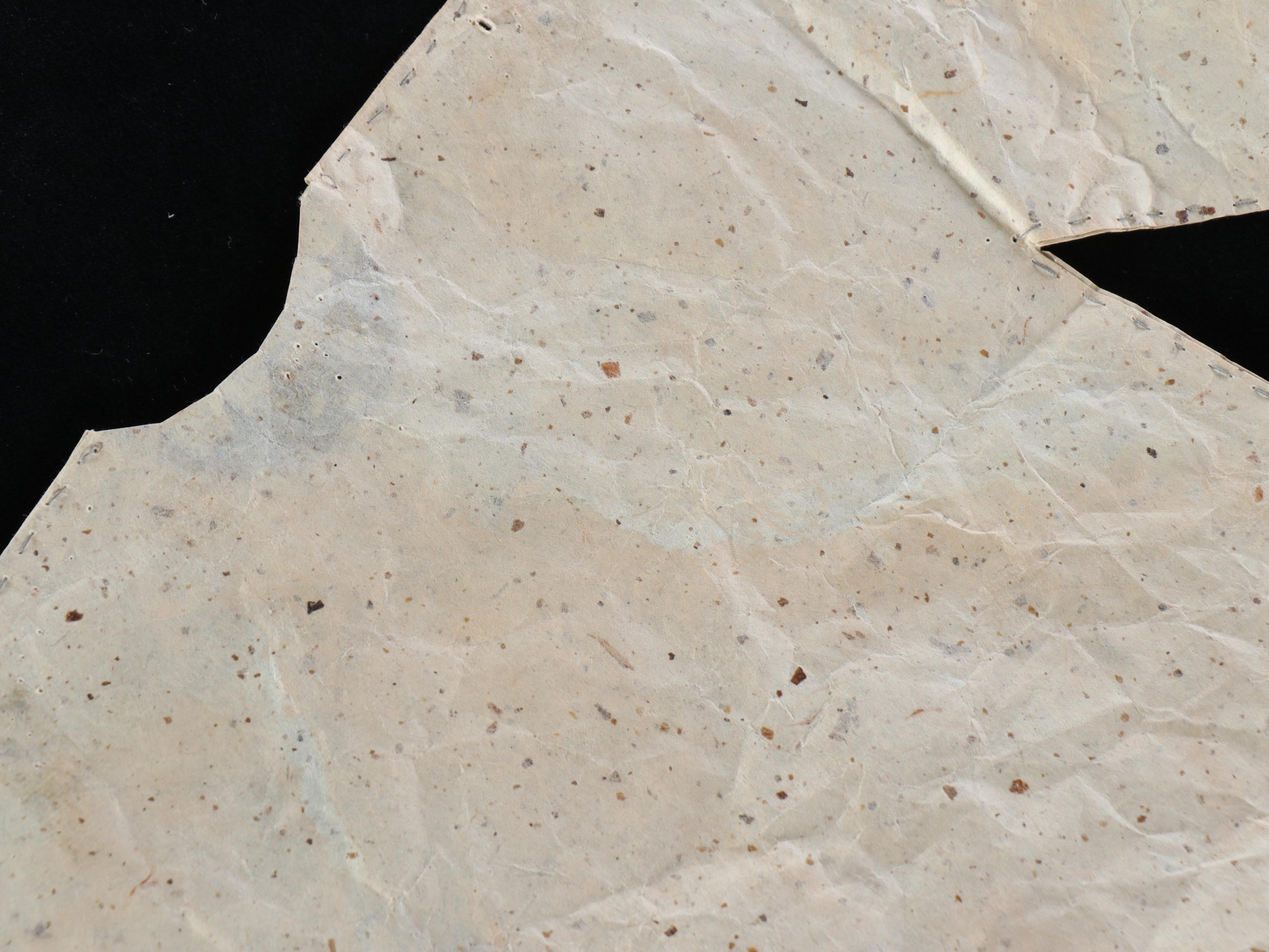 Leslie Dill Multimedia Lithographic Assemblage "Poem Dress of Circulation," 1994